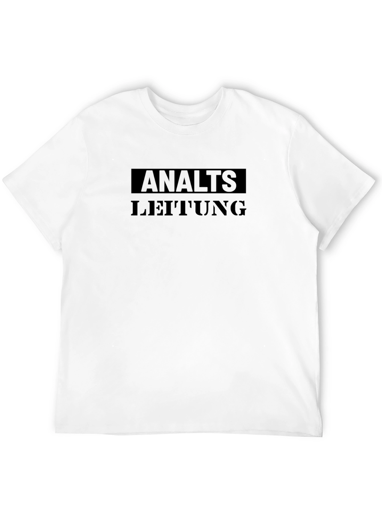 ANALT LEITUNG Black Graphic T-Shirt