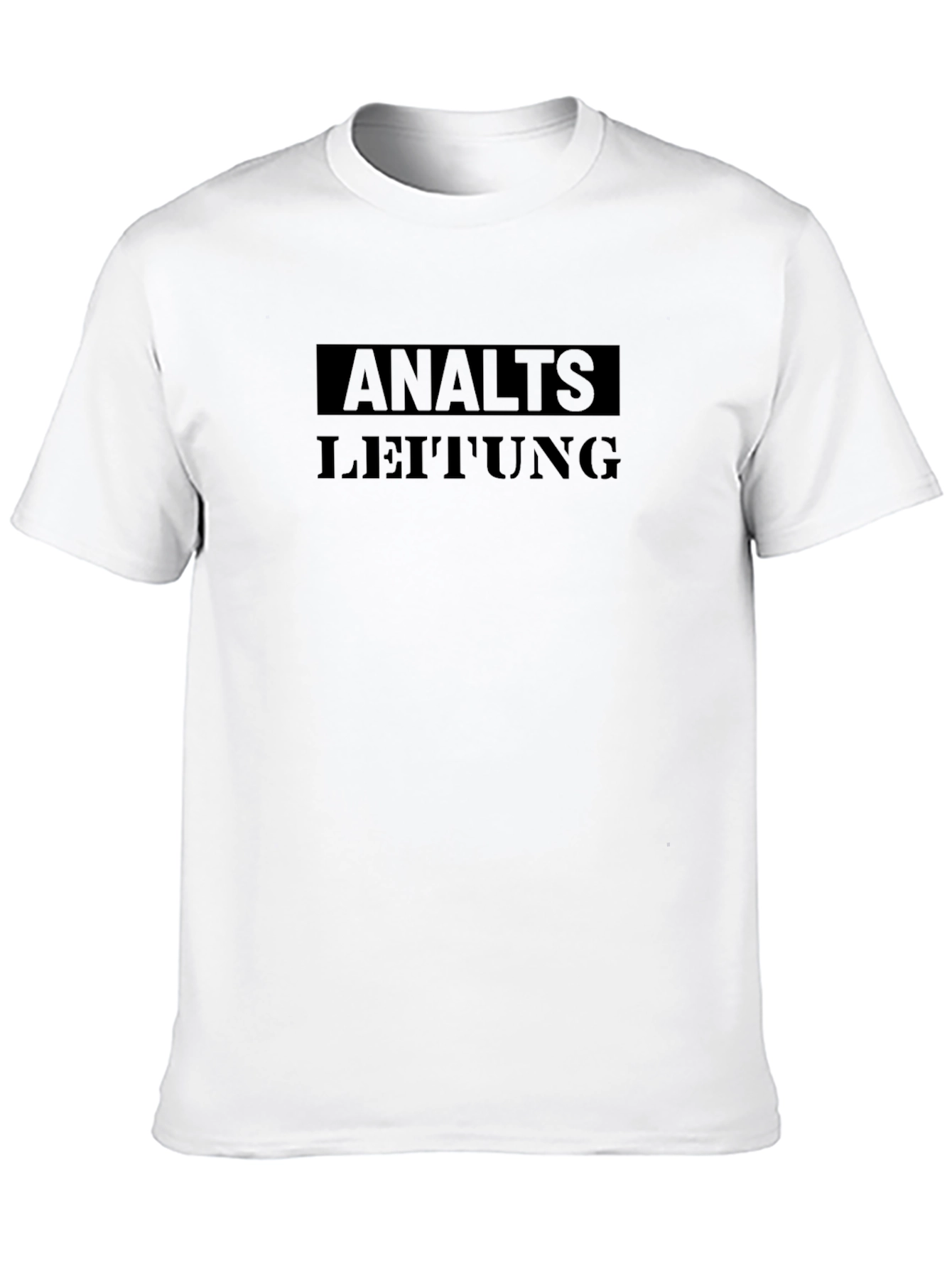 ANALT LEITUNG Black Graphic T-Shirt