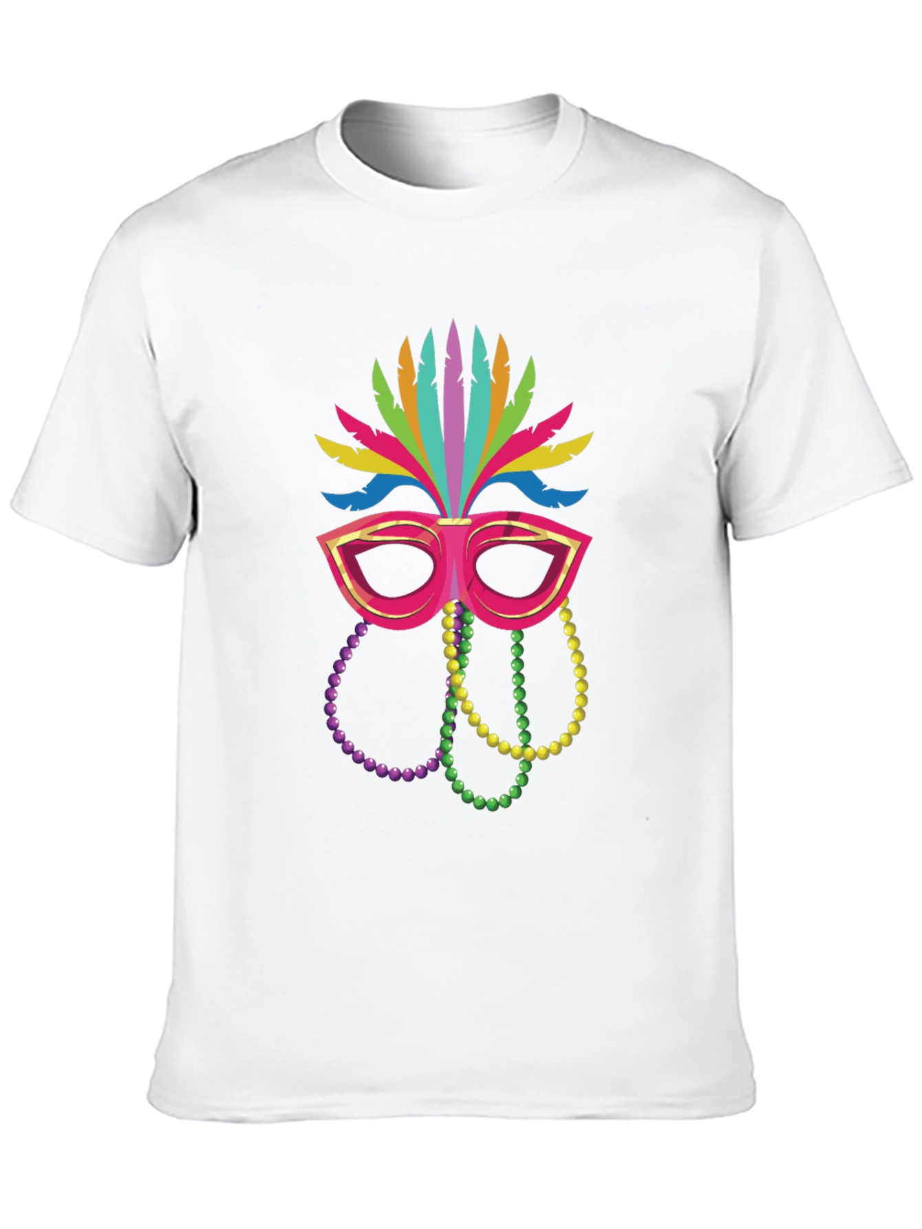 Festive Mardi Gras Mask T-Shirt