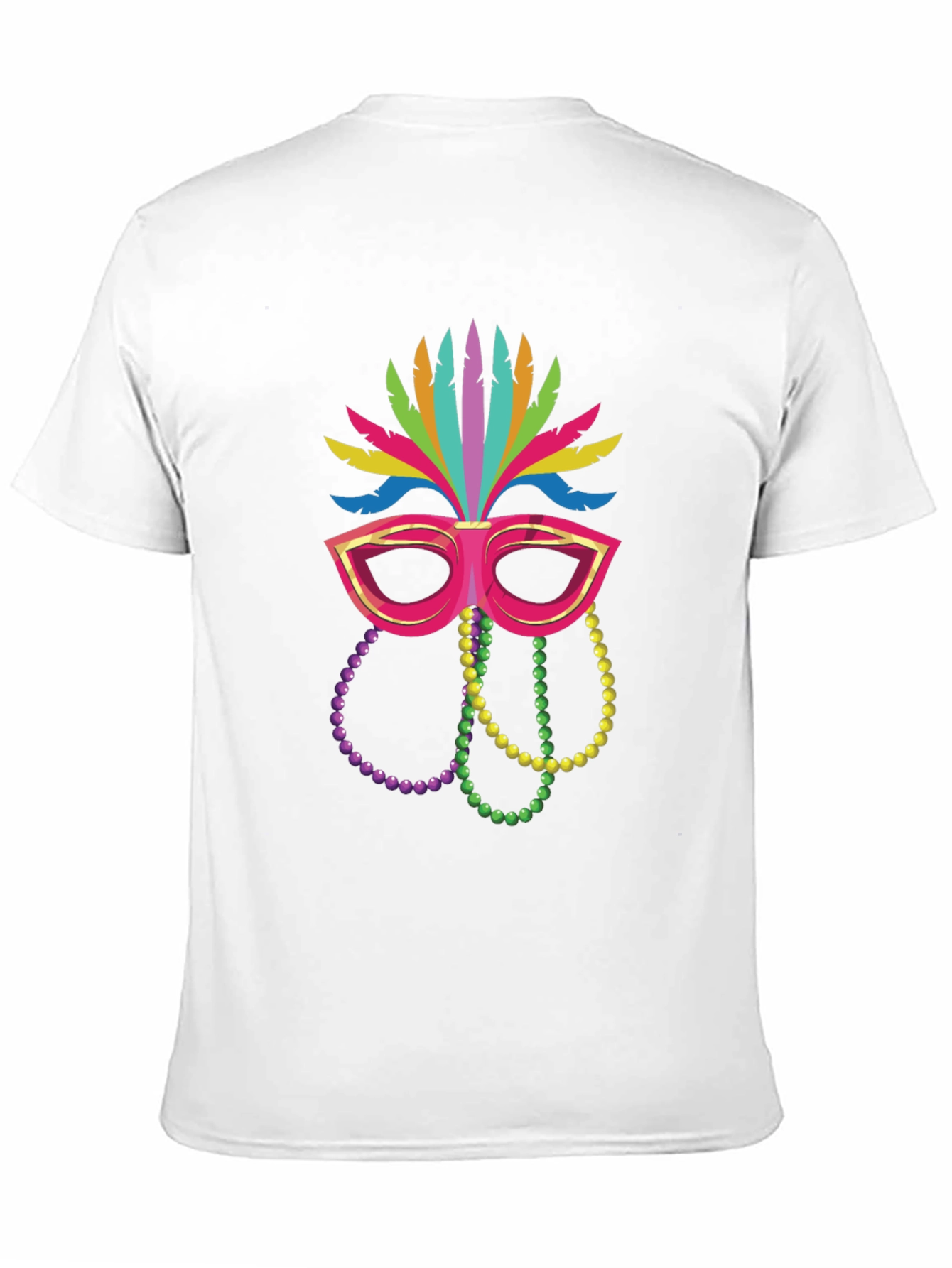 Festive Mardi Gras Mask T-Shirt