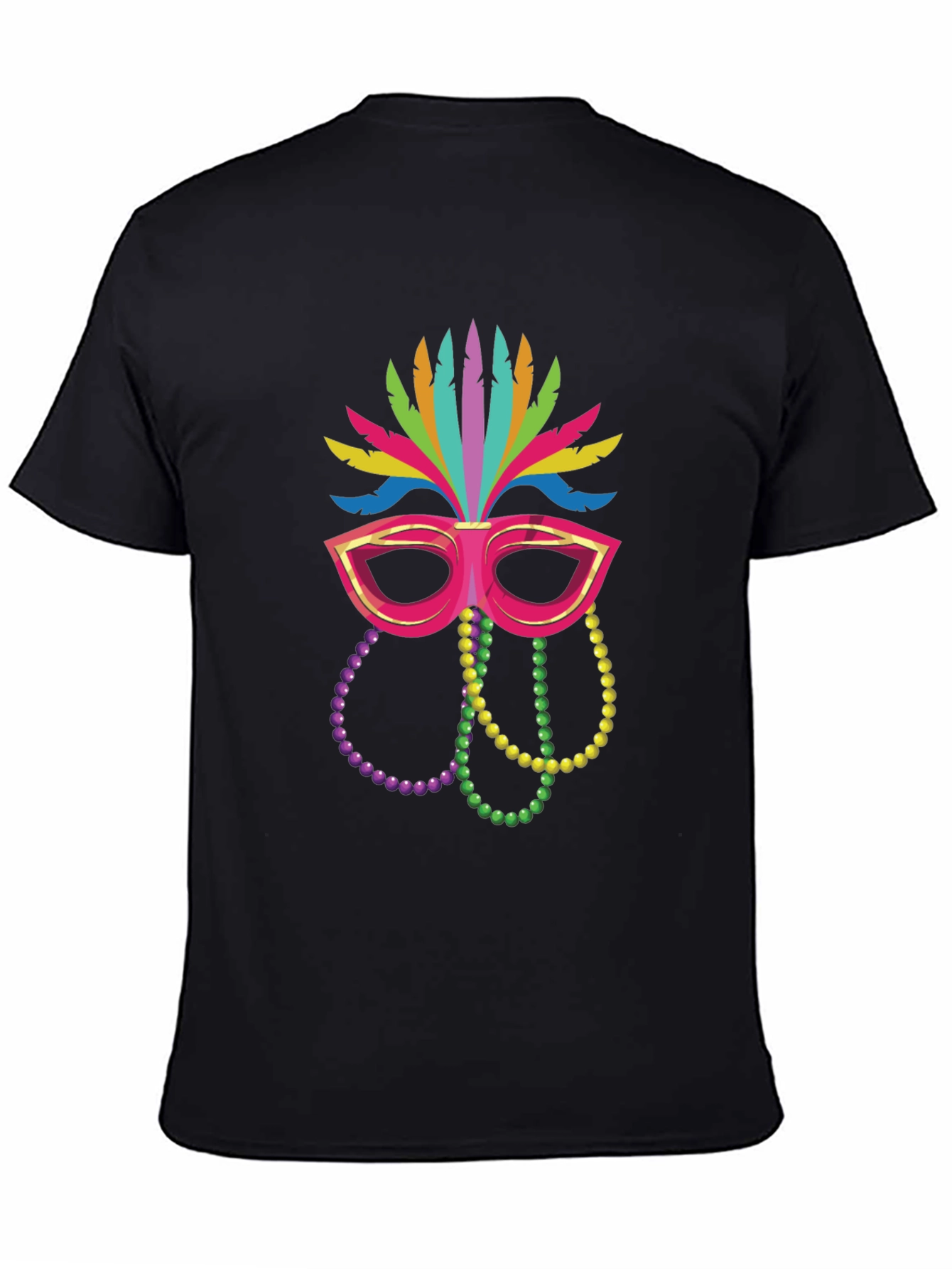 Festive Mardi Gras Mask T-Shirt
