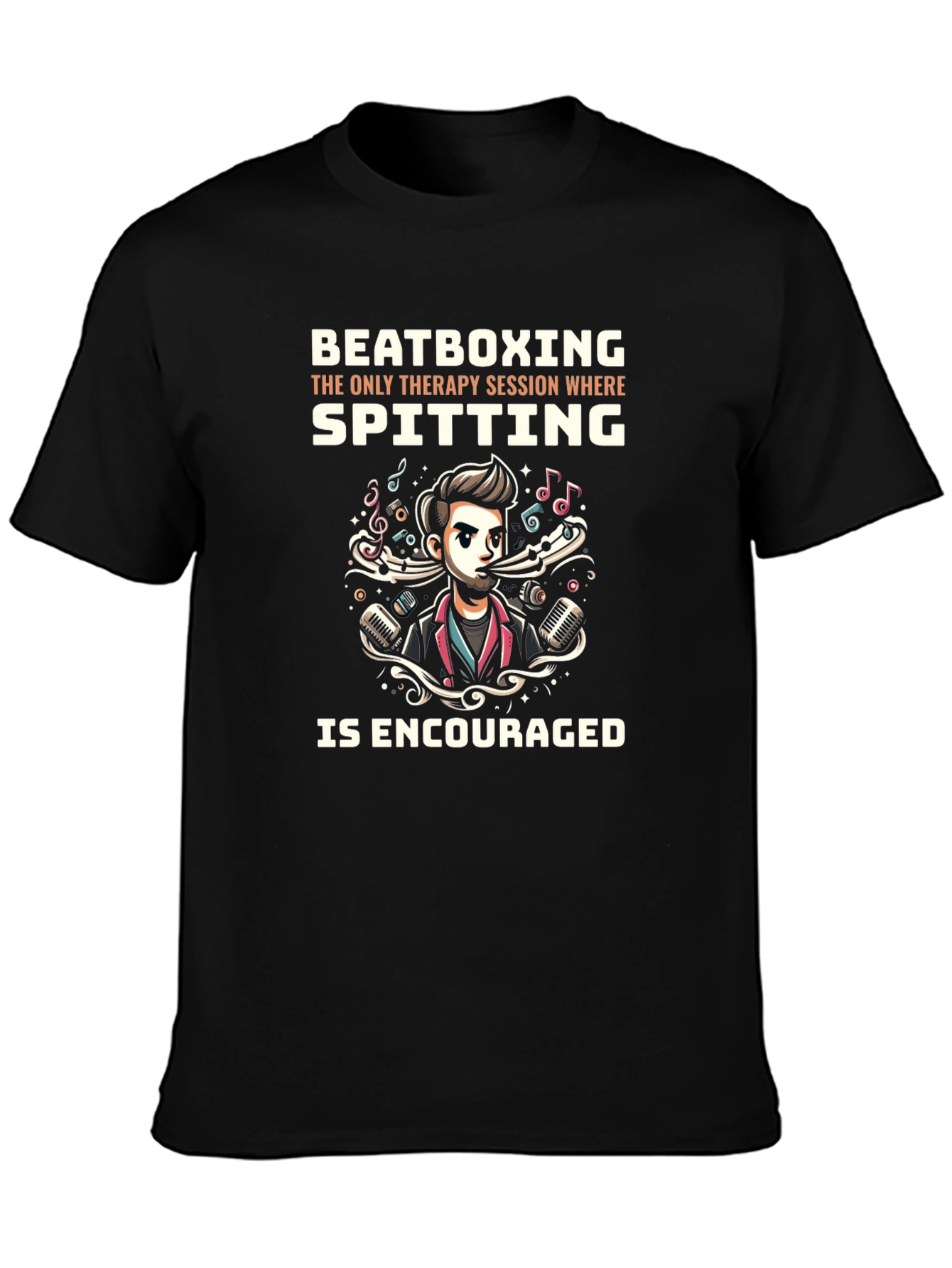 Beatboxing Therapy Session Graphic Tee
