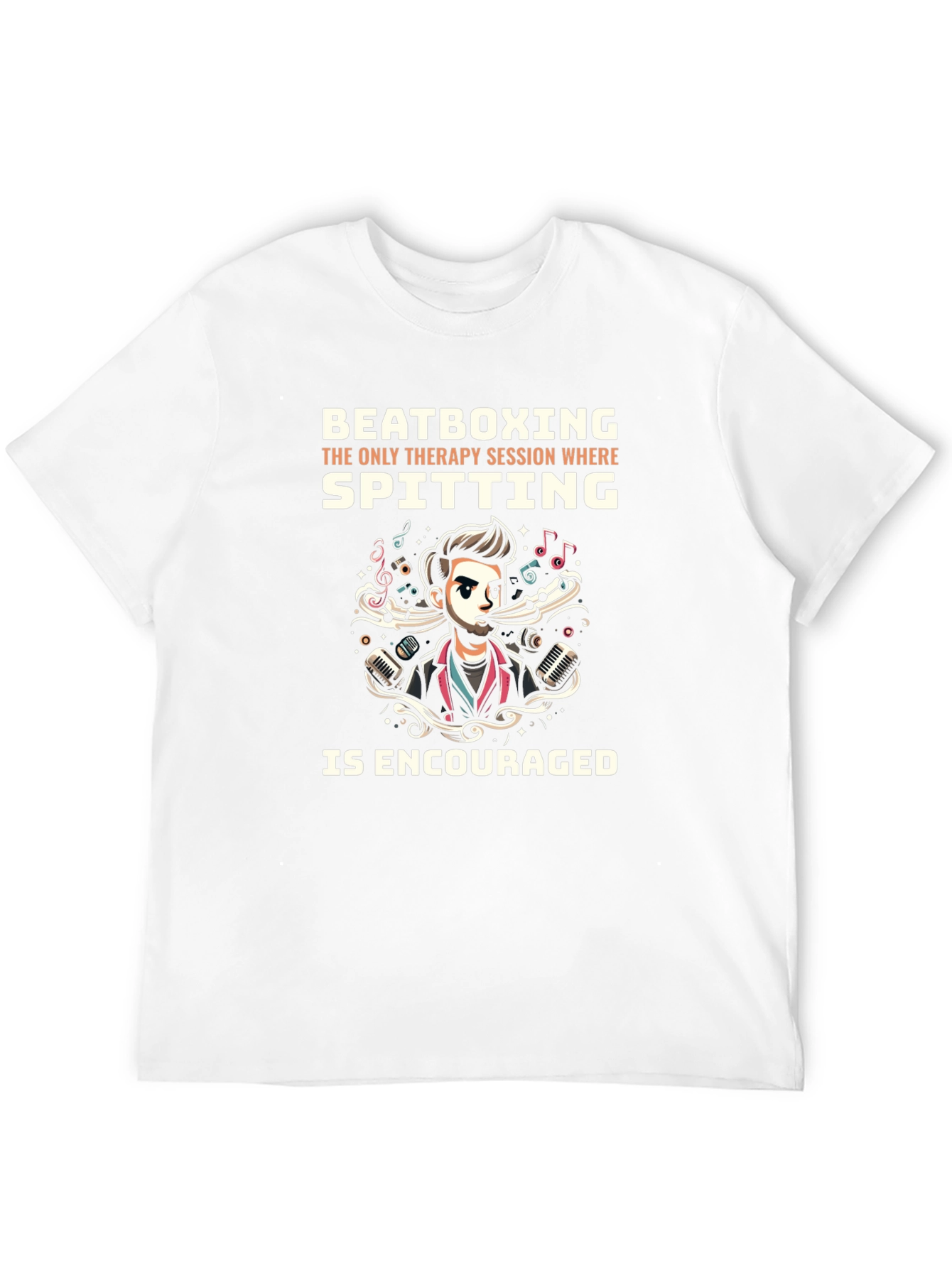 Beatboxing Therapy Session Graphic Tee