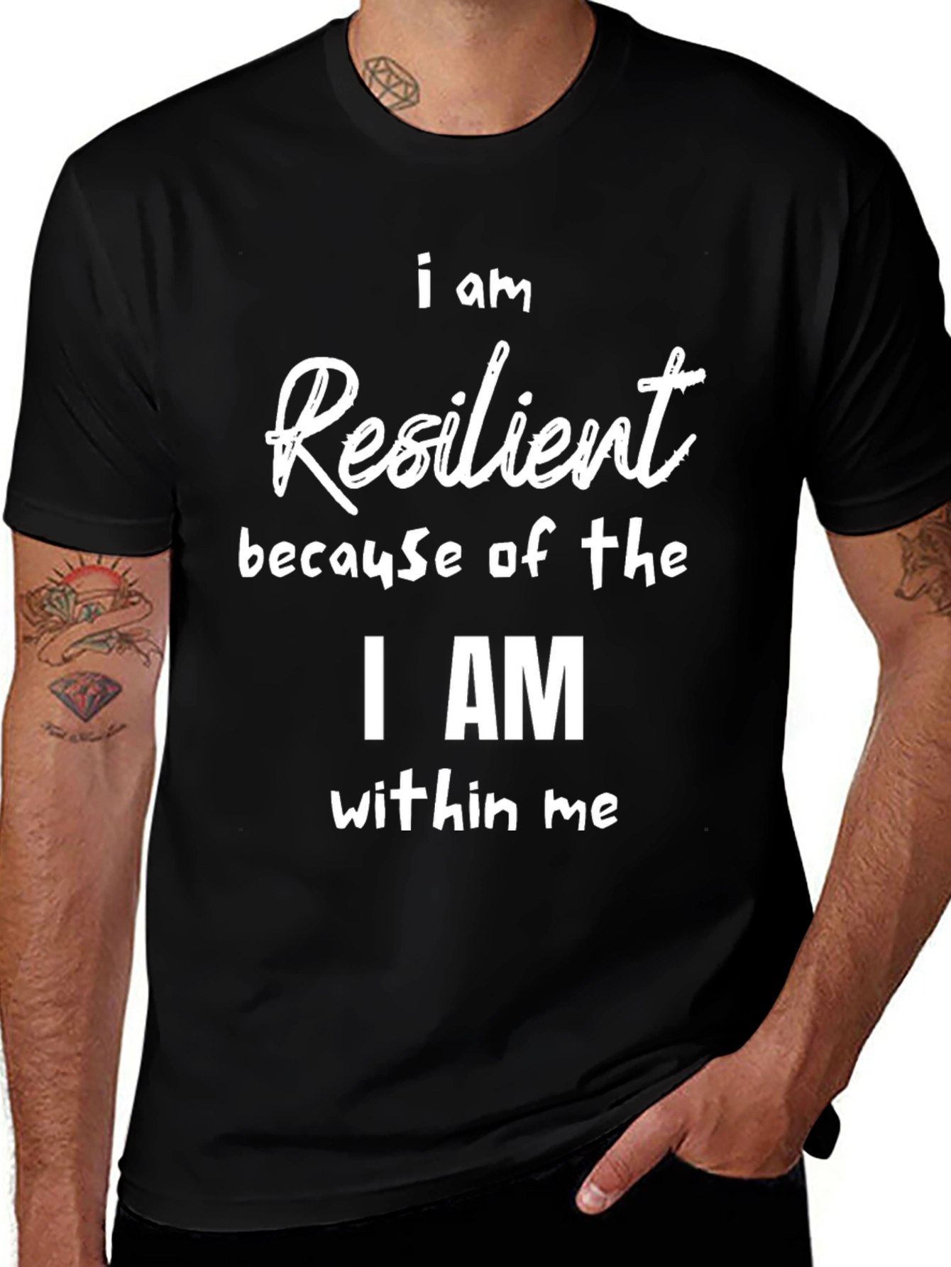Resilient Statement Tee - Motivational T-Shirt