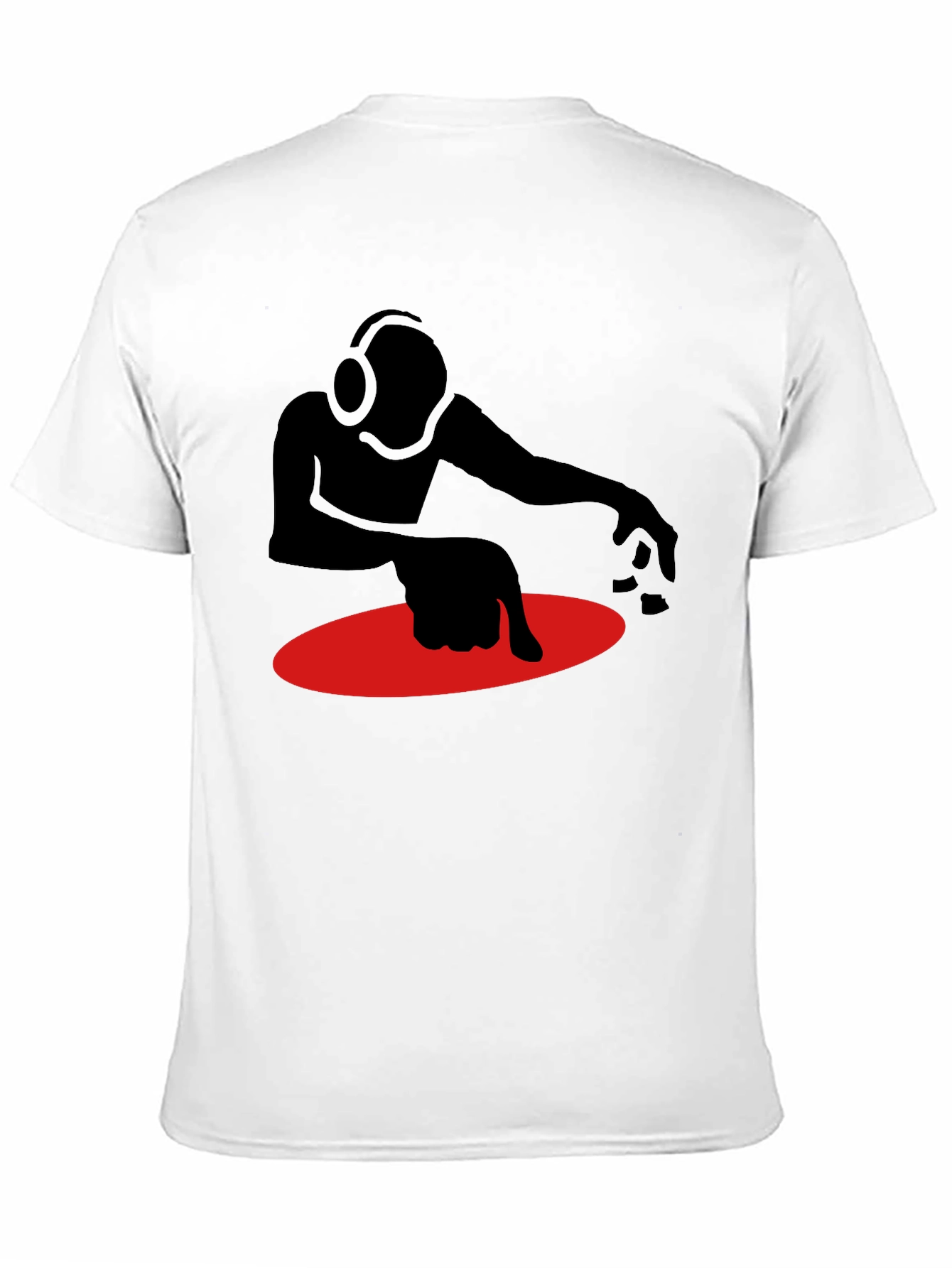 DJ Graphic T-Shirt - Black Turntable Design