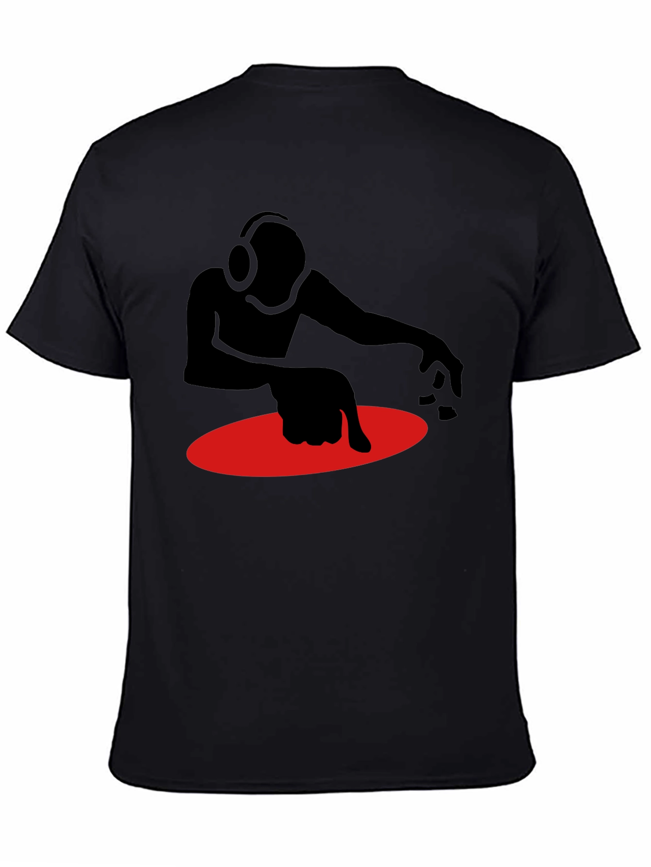 DJ Graphic T-Shirt - Black Turntable Design