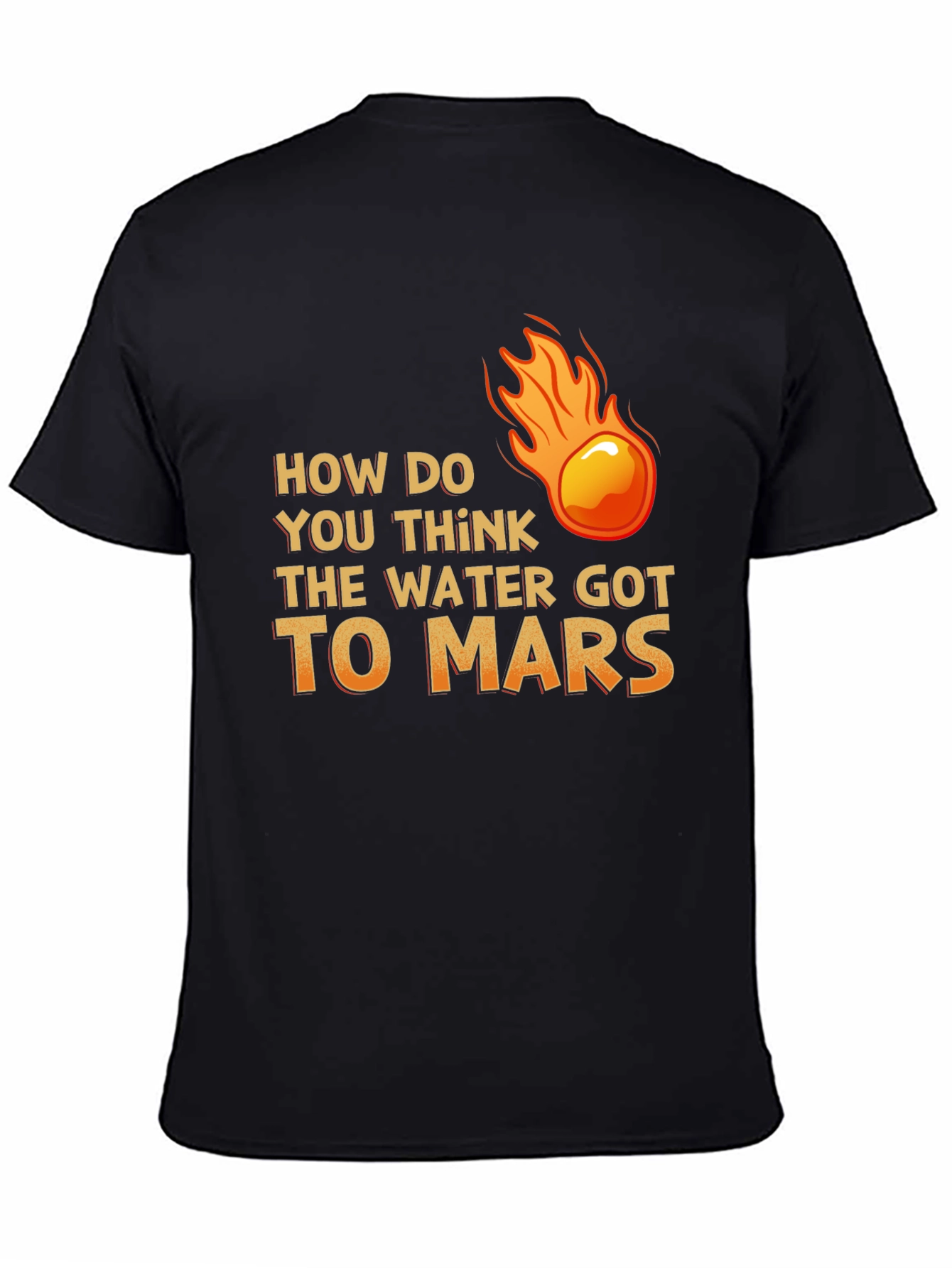 Water on Mars T-Shirt - Meteor Theory