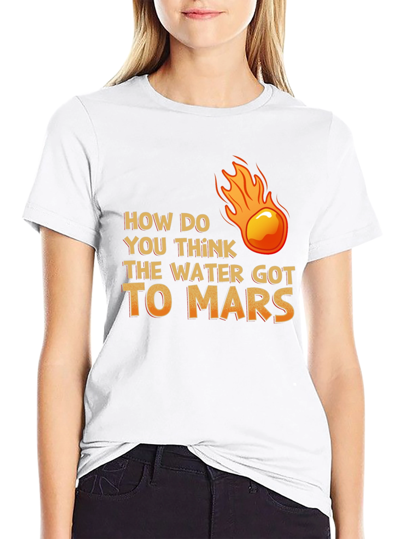Water on Mars T-Shirt - Meteor Theory
