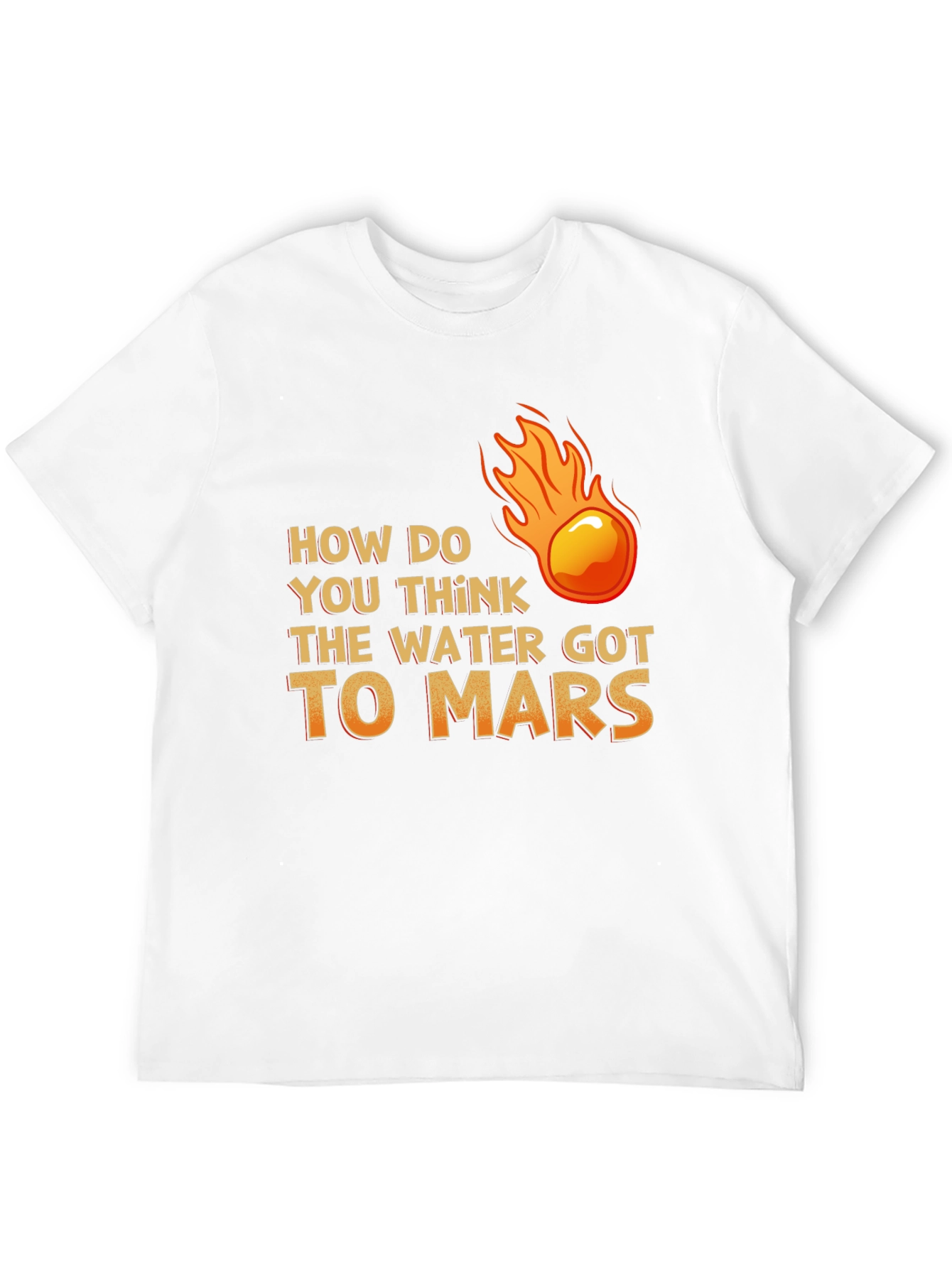 Water on Mars T-Shirt - Meteor Theory