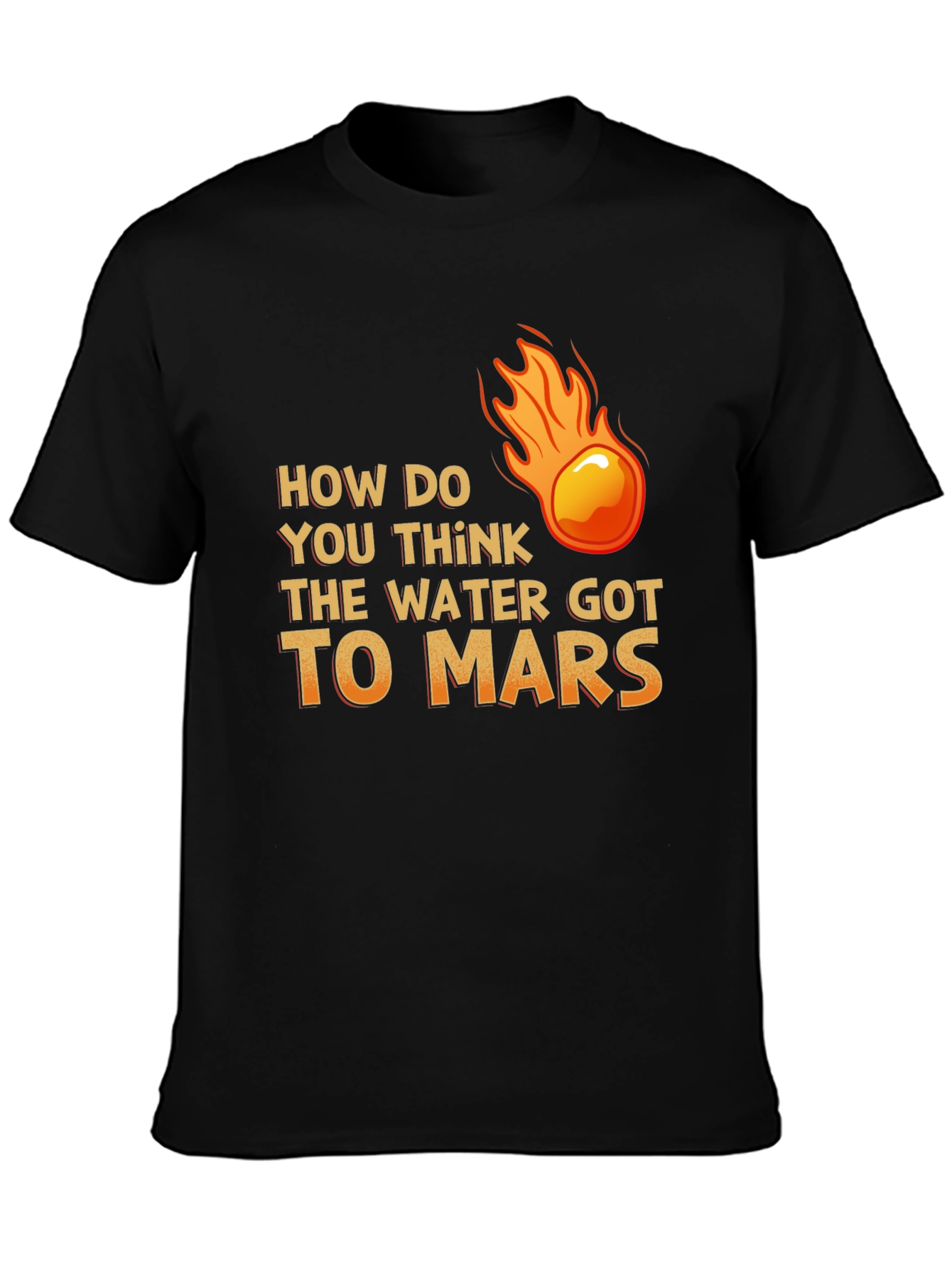 Water on Mars T-Shirt - Meteor Theory