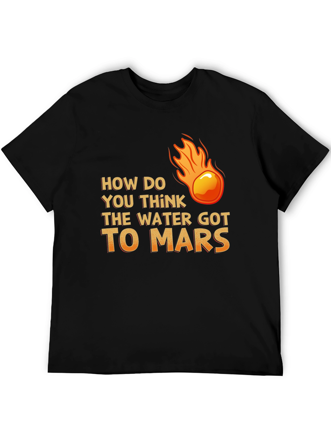Water on Mars T-Shirt - Meteor Theory