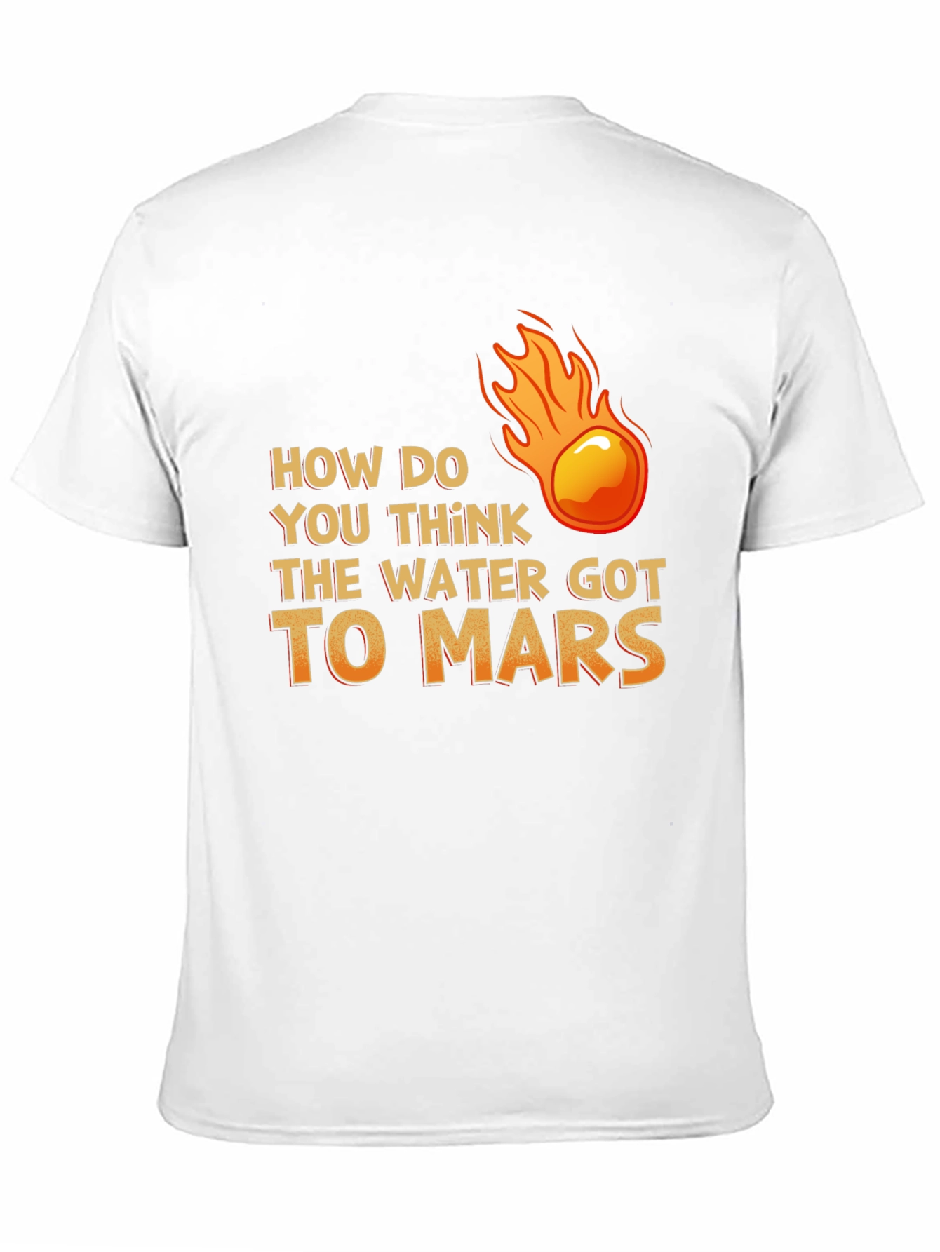 Water on Mars T-Shirt - Meteor Theory