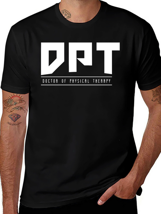 DPT Doctor of Physical Therapy Black T-Shirt