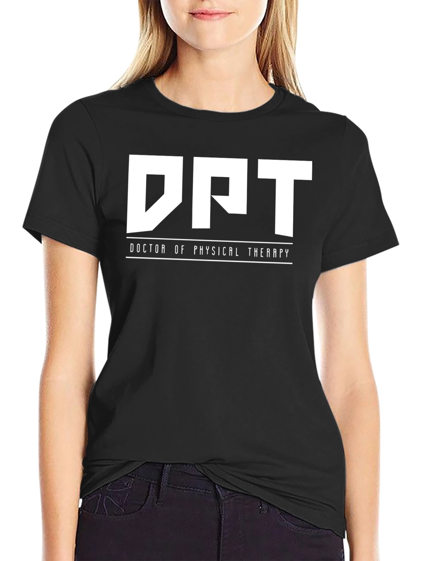 DPT Doctor of Physical Therapy Black T-Shirt