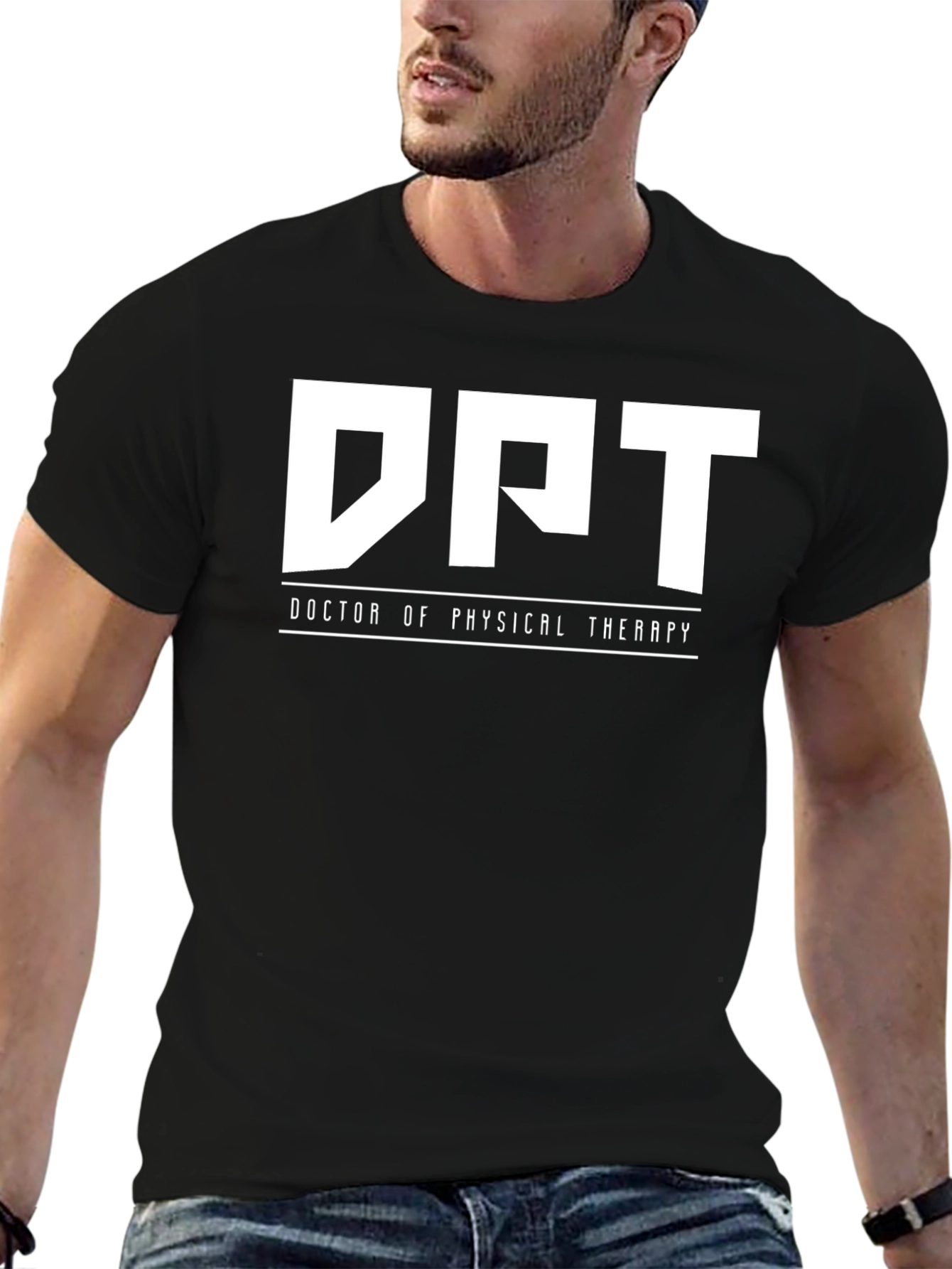 DPT Doctor of Physical Therapy Black T-Shirt