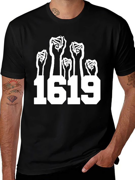 1619 Fist Graphic Tee - Black