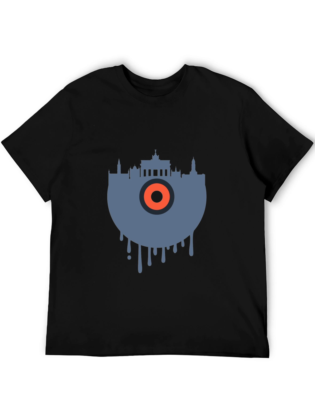 Berlin Skyline Vinyl Graphic Tee - Cool Urban Style