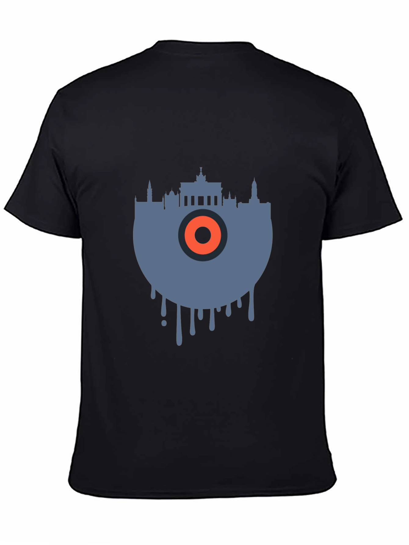 Berlin Skyline Vinyl Graphic Tee - Cool Urban Style