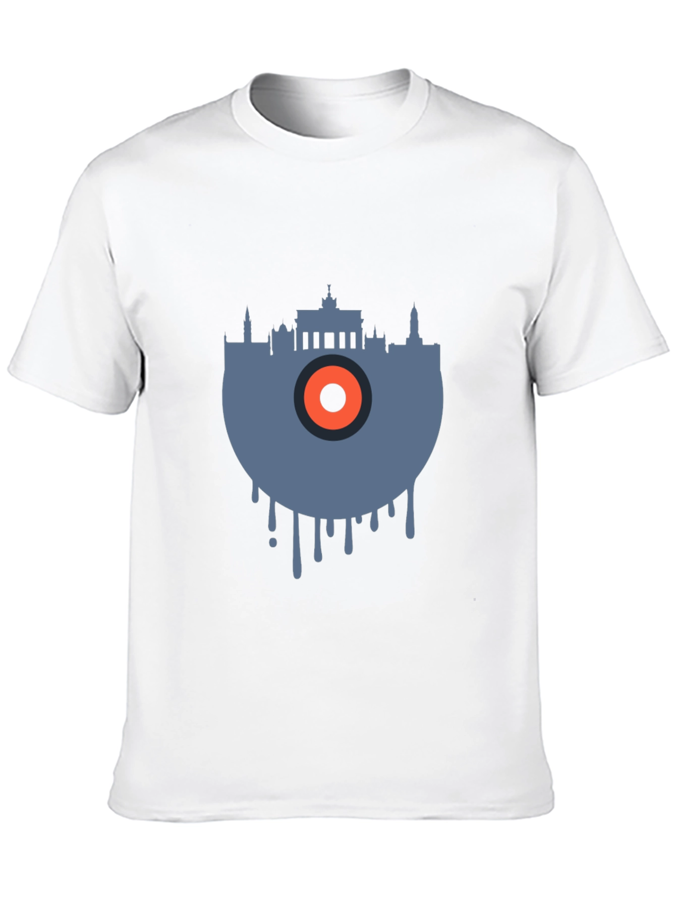Berlin Skyline Vinyl Graphic Tee - Cool Urban Style