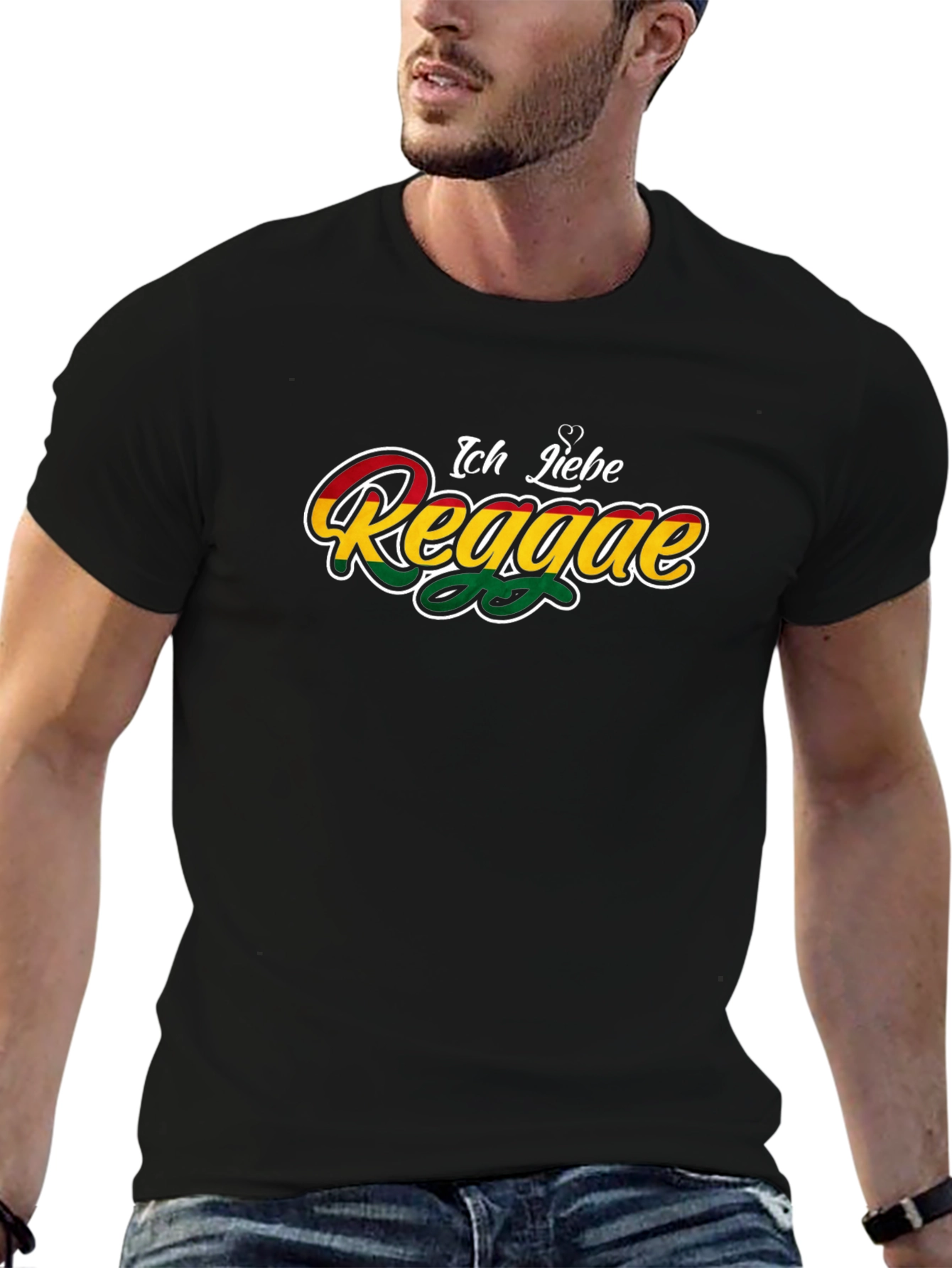 Ich Liebe Reggae Graphic T-Shirt