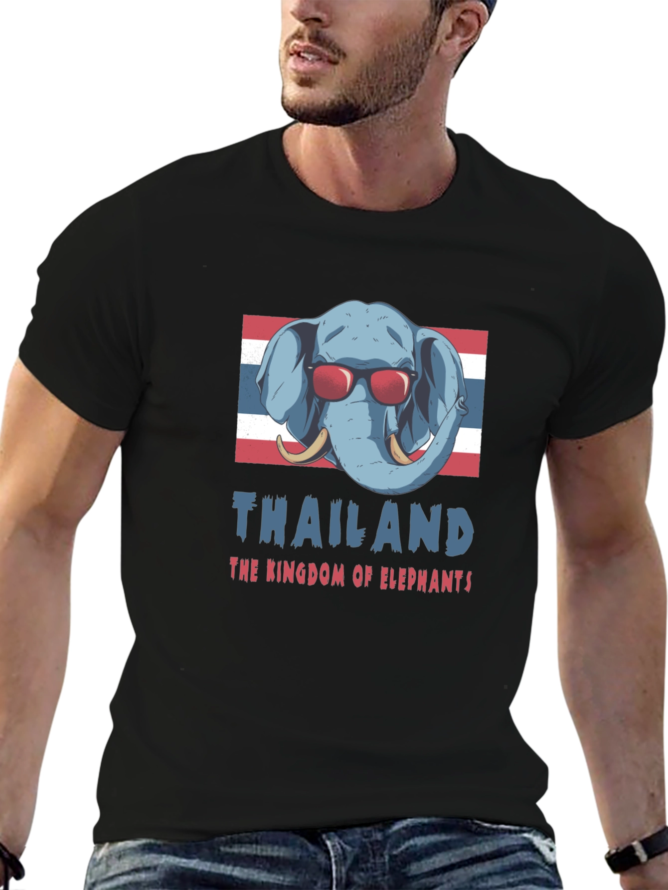 Thailand Elephant Graphic Tee
