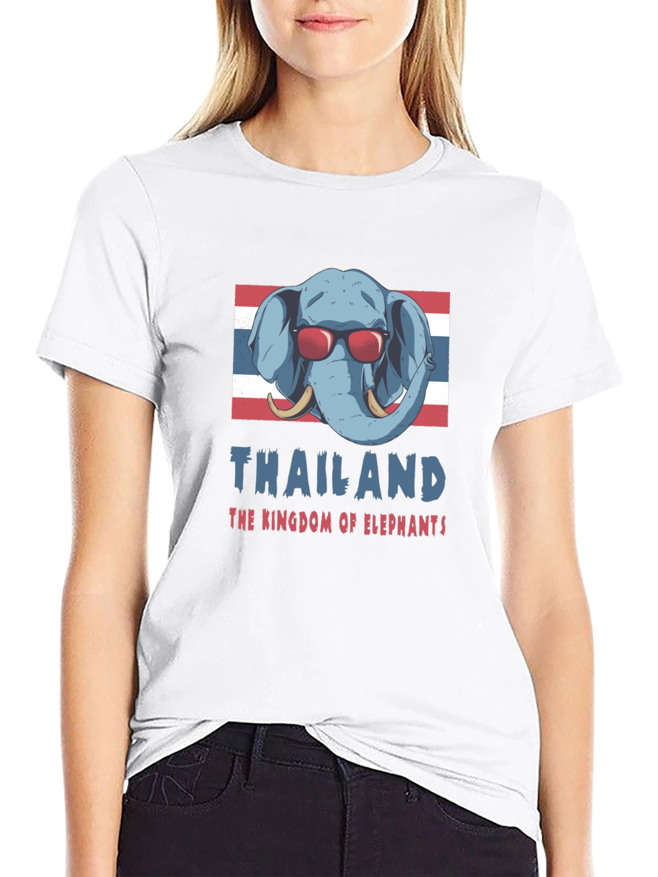 Thailand Elephant Graphic Tee
