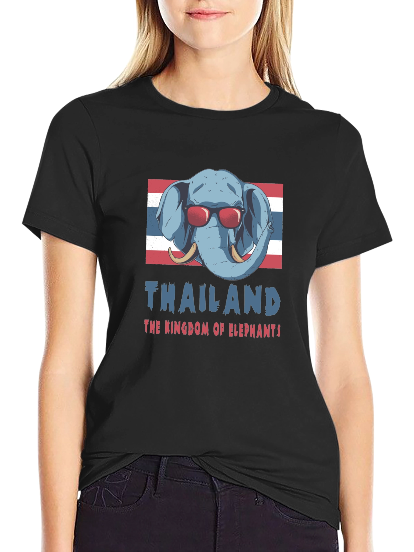 Thailand Elephant Graphic Tee