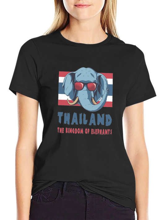 Thailand Elephant Graphic Tee