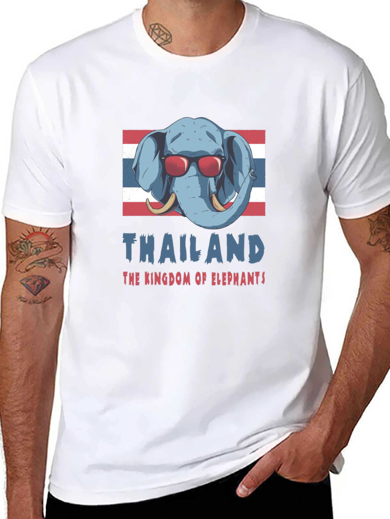 Thailand Elephant Graphic Tee