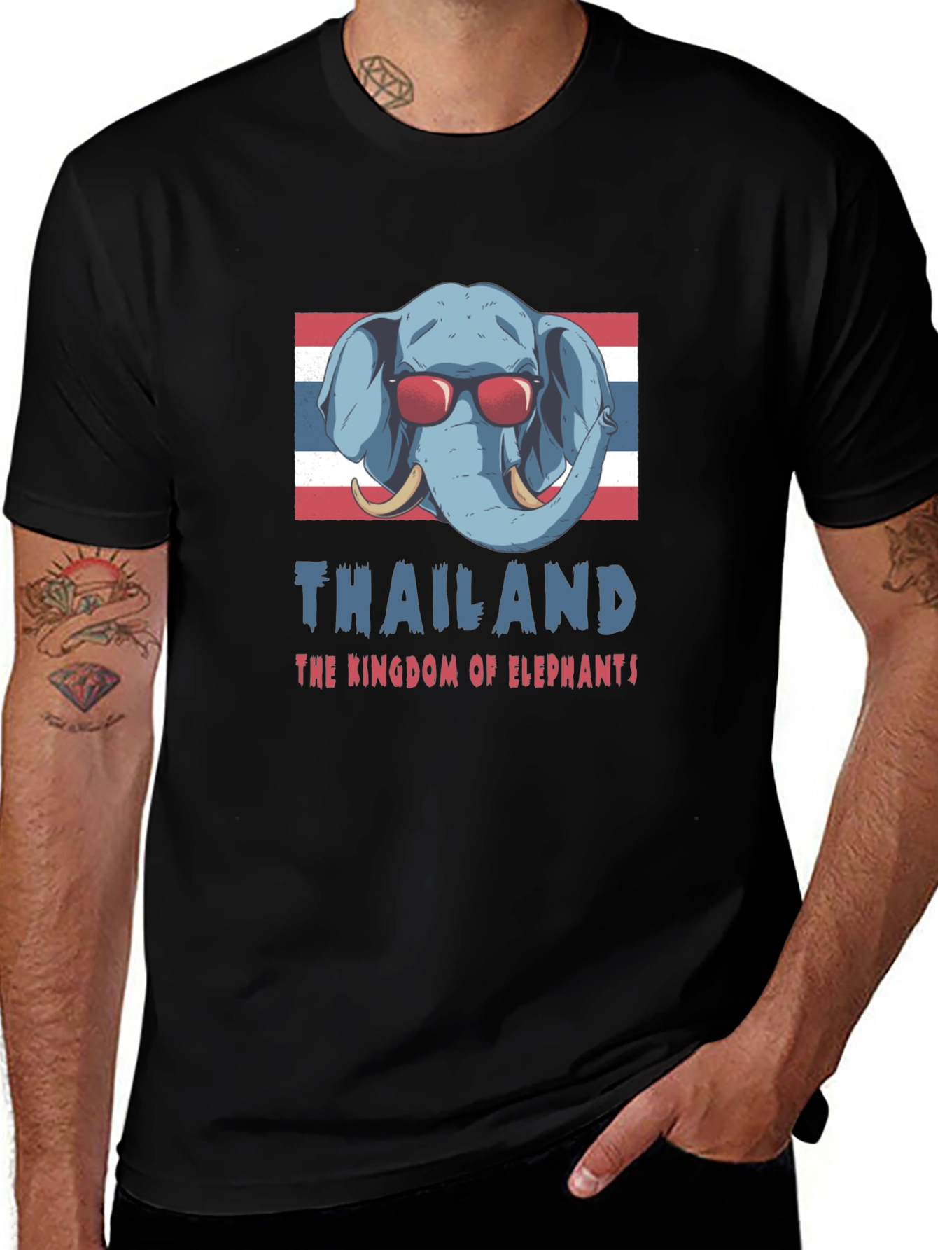 Thailand Elephant Graphic Tee