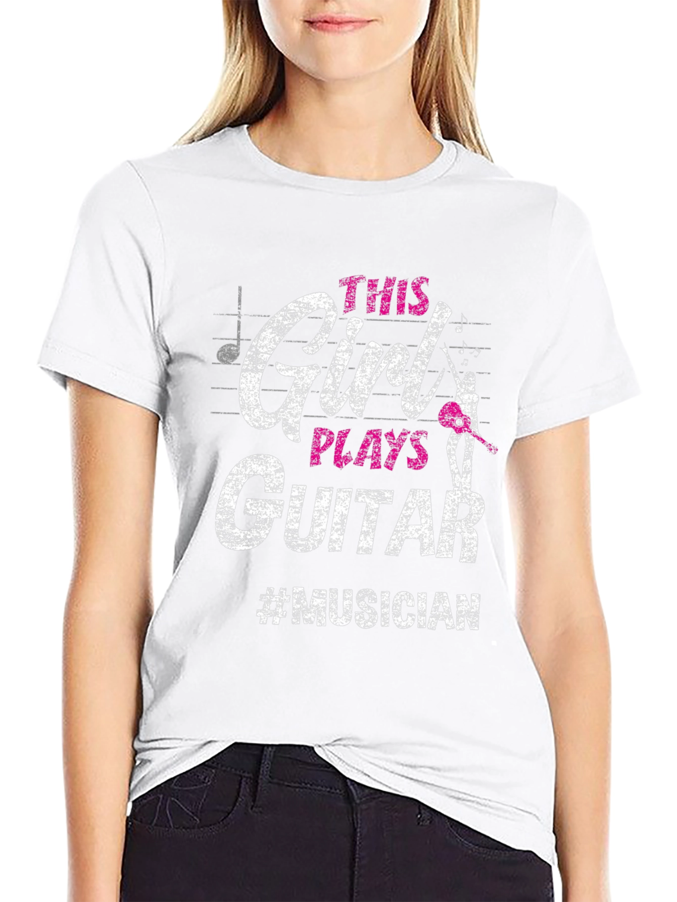 This Girl Plays Guitar T-Shirt - Musician Tee