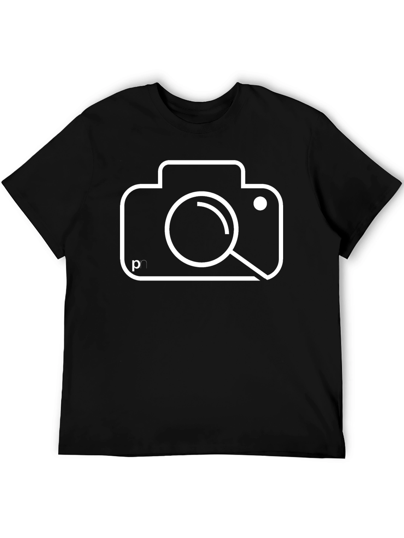 Camera Graphic Black T-Shirt