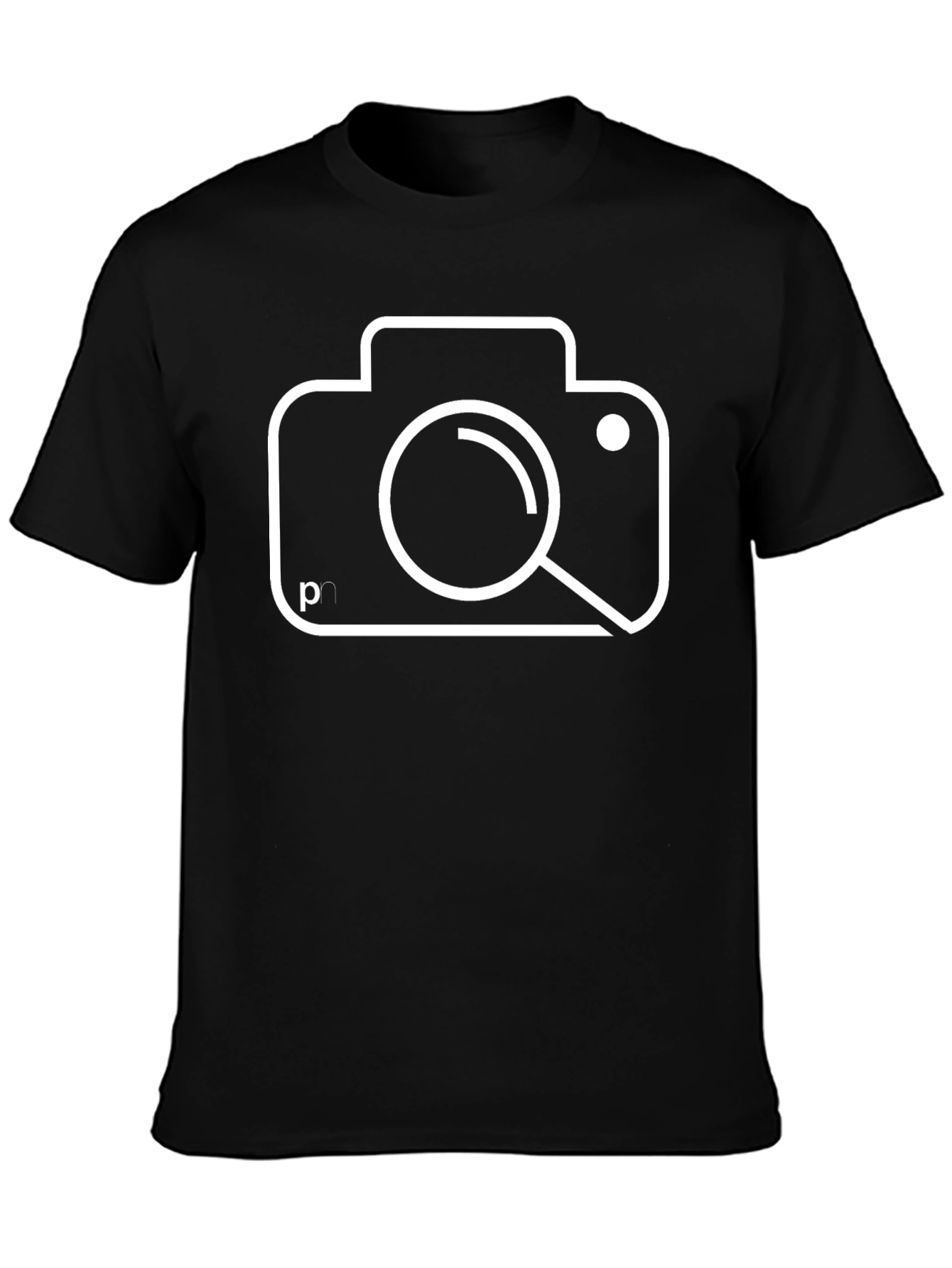 Camera Graphic Black T-Shirt