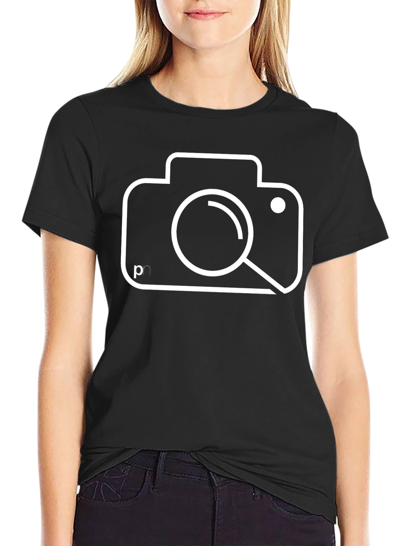 Camera Graphic Black T-Shirt