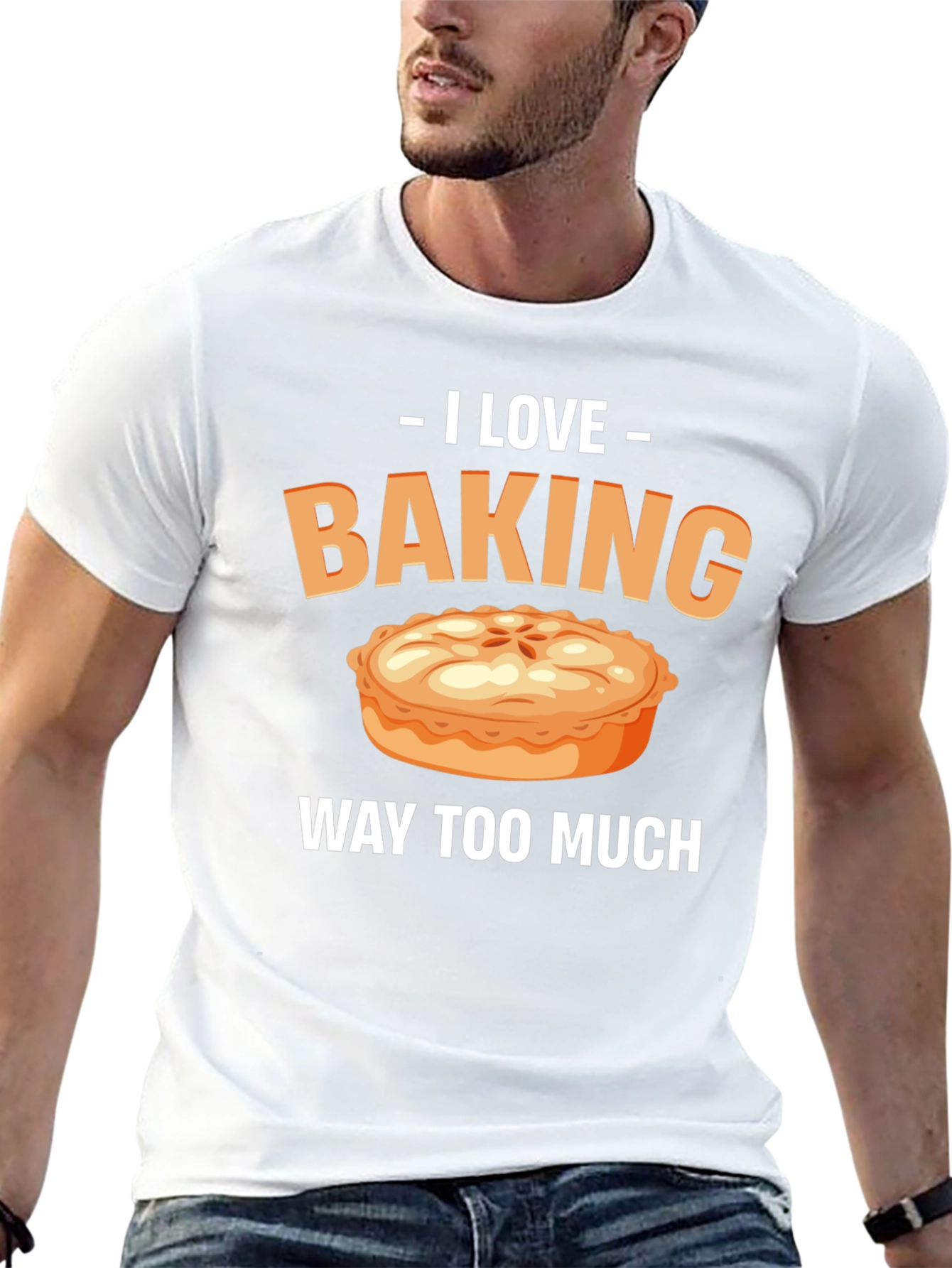 I Love Baking Pie T-Shirt - Funny Baker Tee