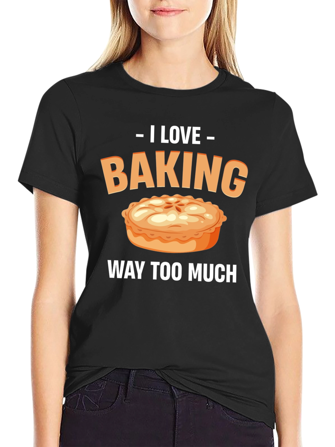 I Love Baking Pie T-Shirt - Funny Baker Tee