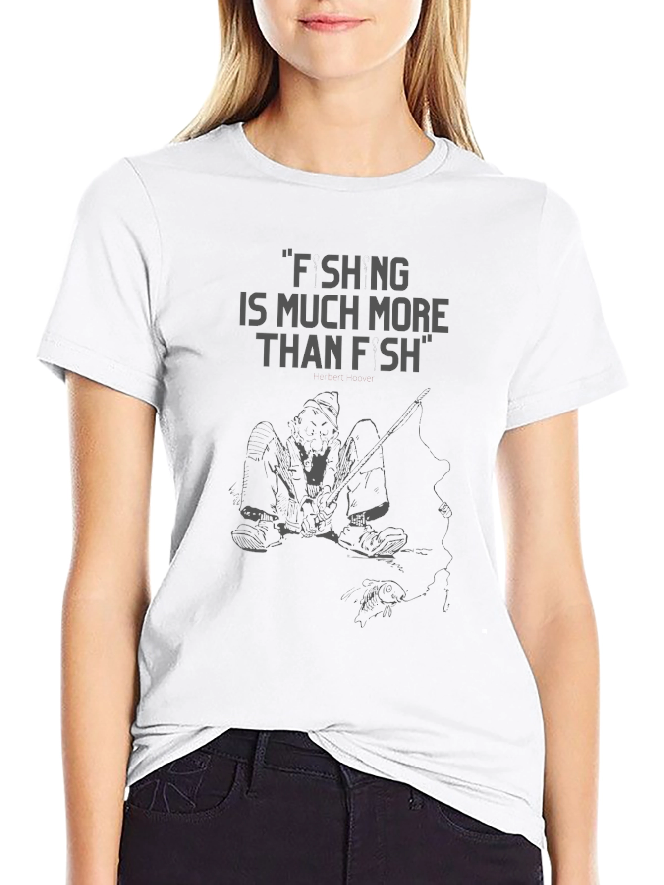 Fishing is Much More Than Fish Graphic Tee