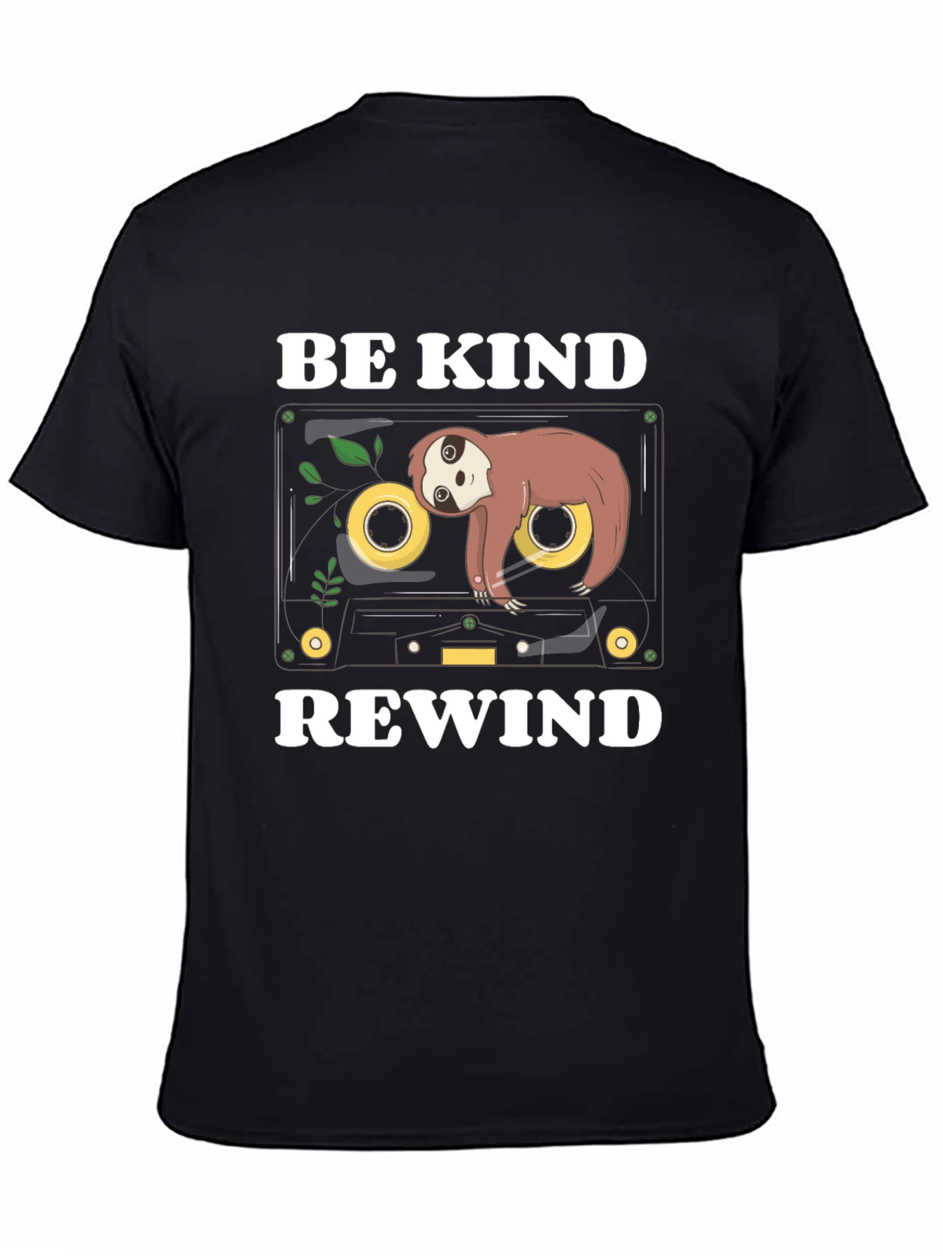 Be Kind Rewind Sloth Cassette T-Shirt