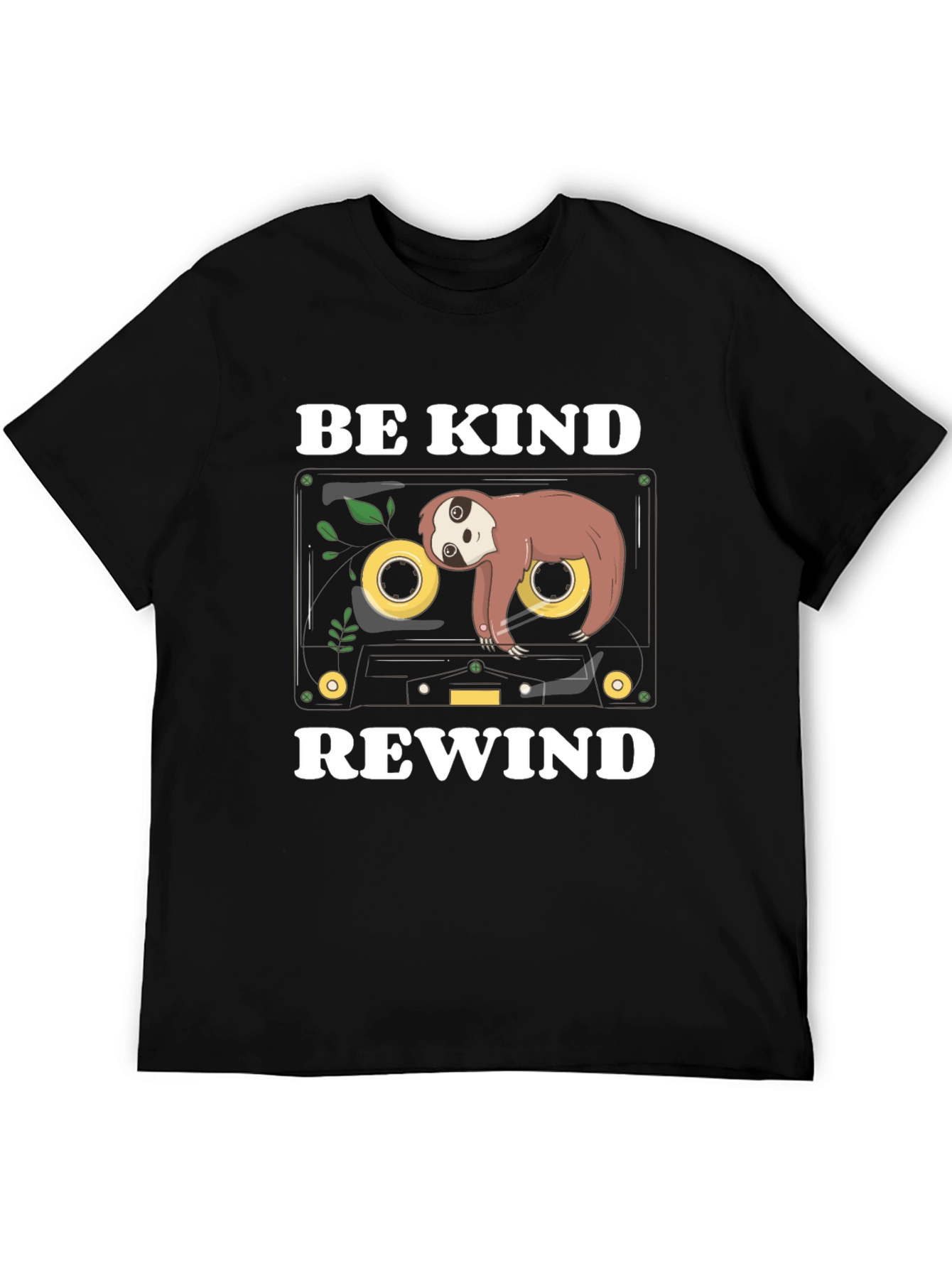 Be Kind Rewind Sloth Cassette T-Shirt
