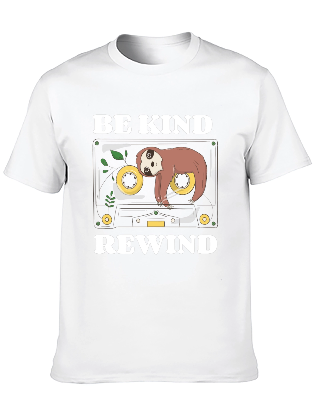 Be Kind Rewind Sloth Cassette T-Shirt