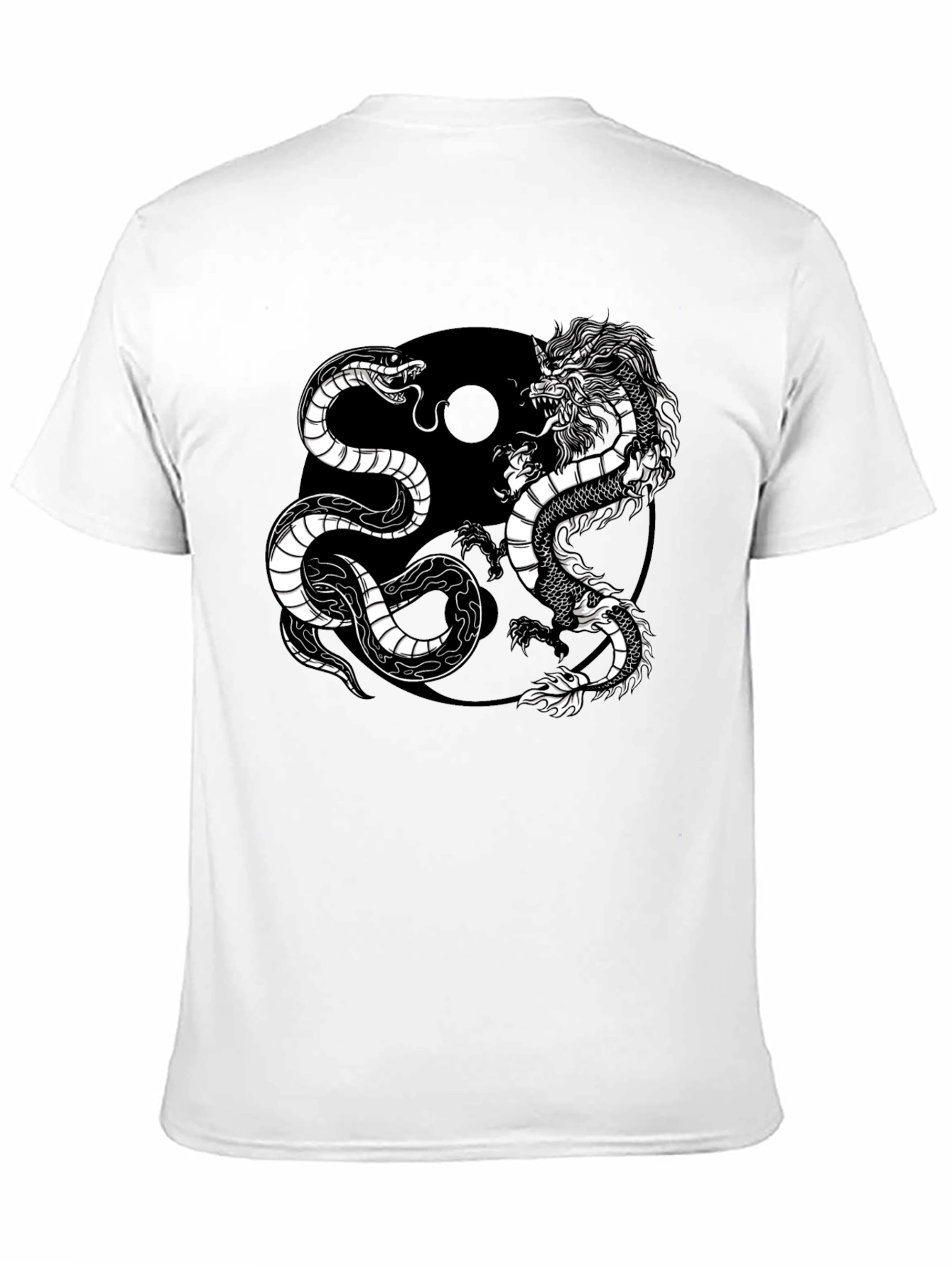 Yin Yang Dragon Snake T-Shirt - Balance & Harmony