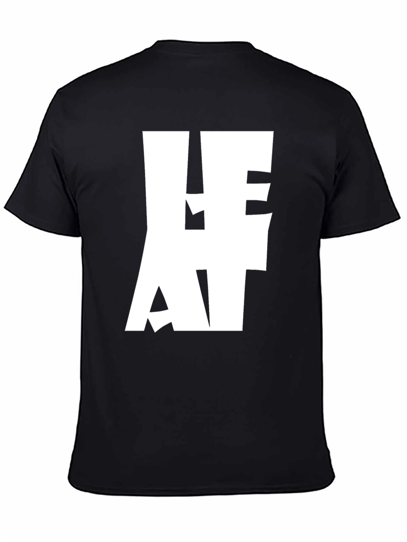 Bold HEAT Graphic Tee - Black Cotton Blend