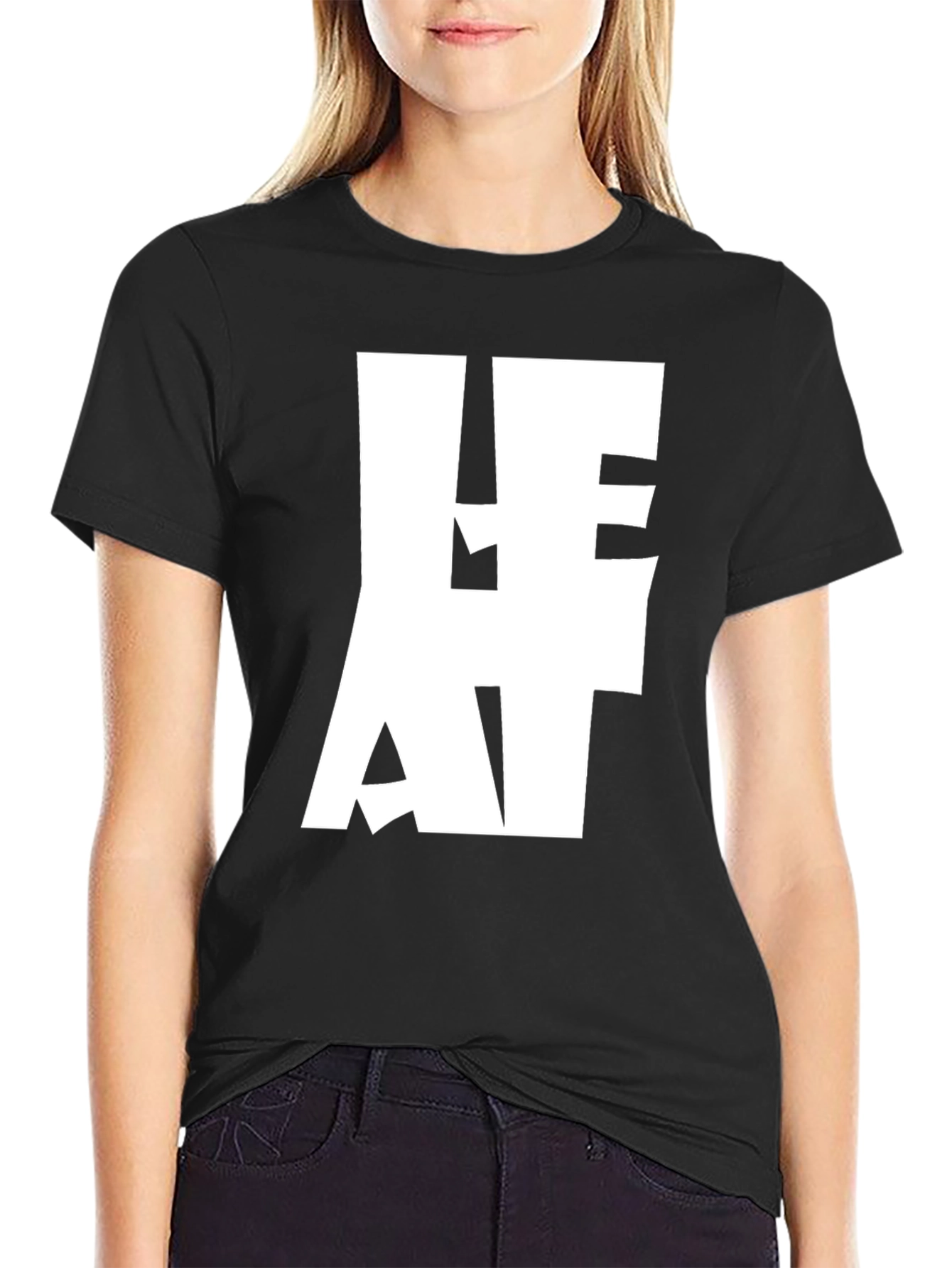 Bold HEAT Graphic Tee - Black Cotton Blend