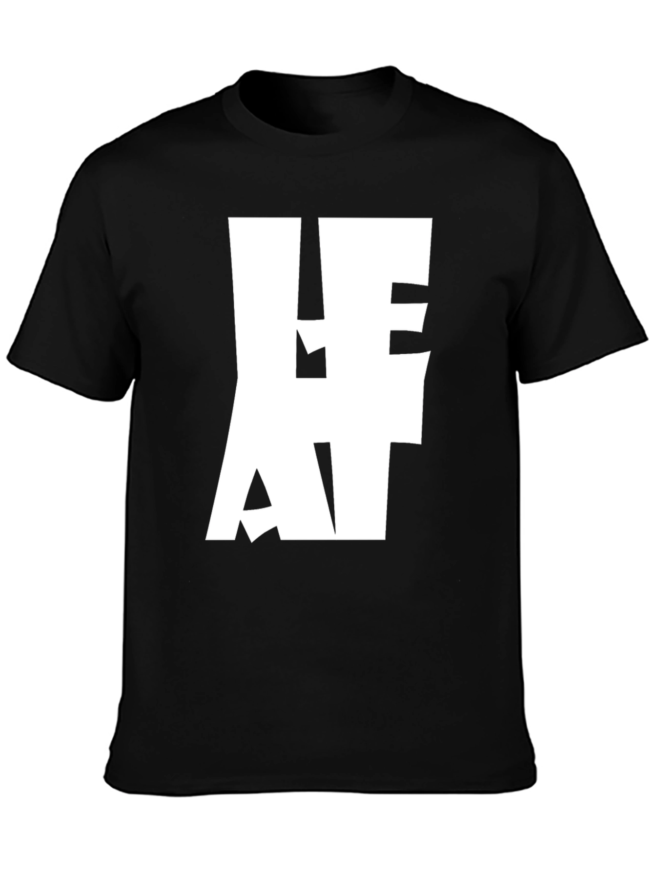 Bold HEAT Graphic Tee - Black Cotton Blend