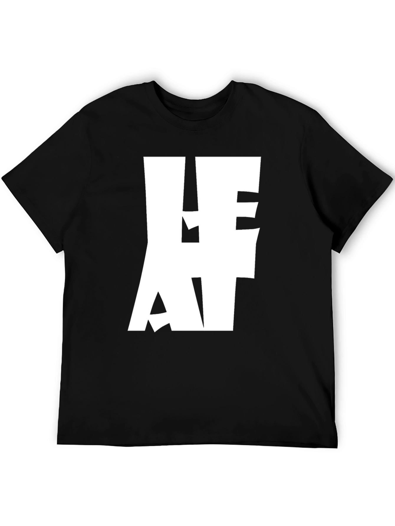 Bold HEAT Graphic Tee - Black Cotton Blend