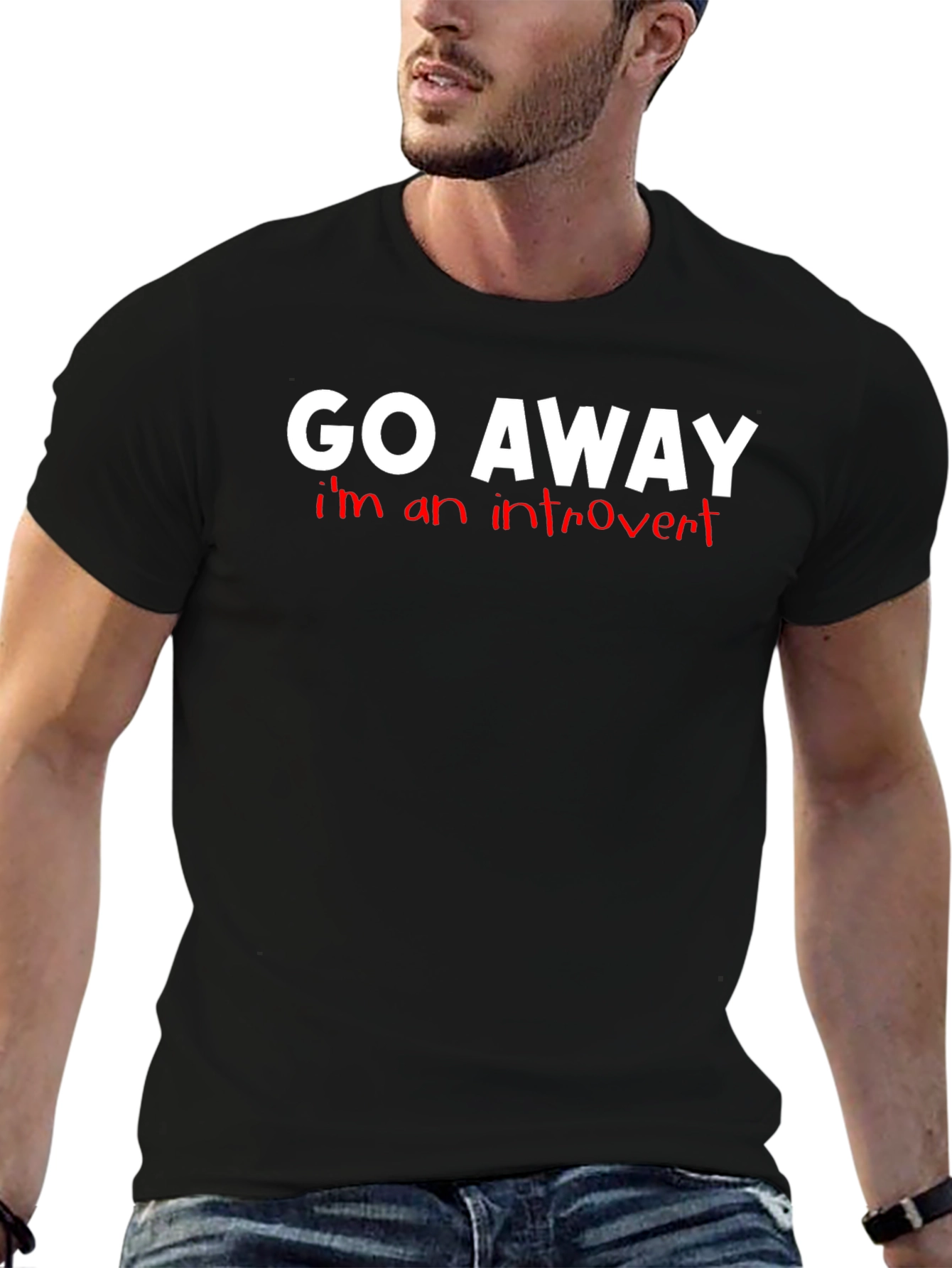 Introvert T-Shirt - Go Away Graphic Tee