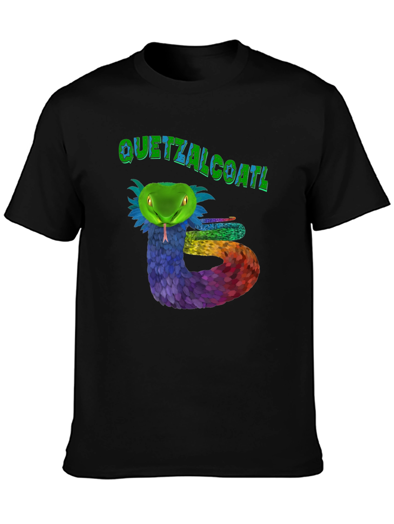 Quetzalcoatl Snake Graphic T-Shirt