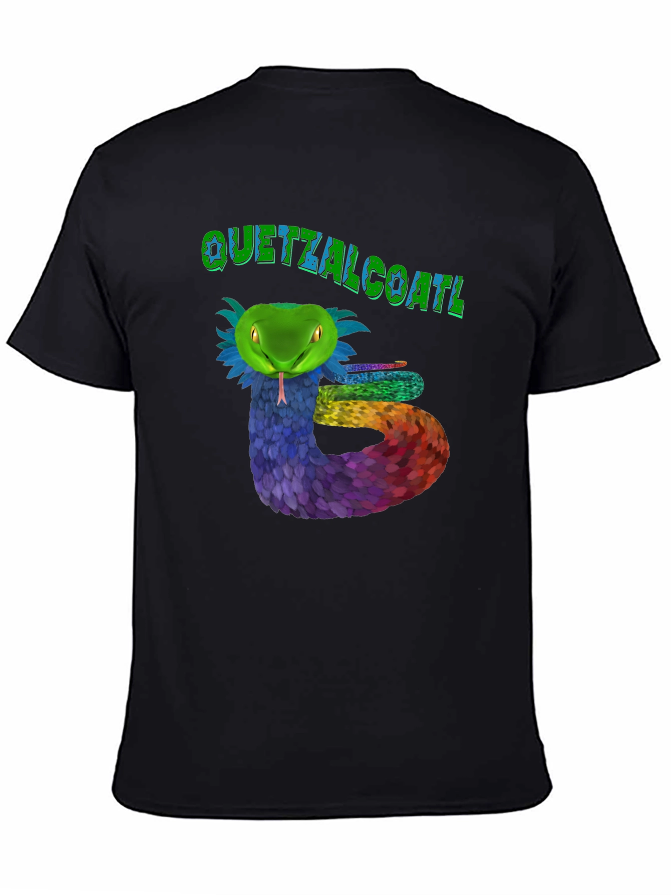 Quetzalcoatl Snake Graphic T-Shirt