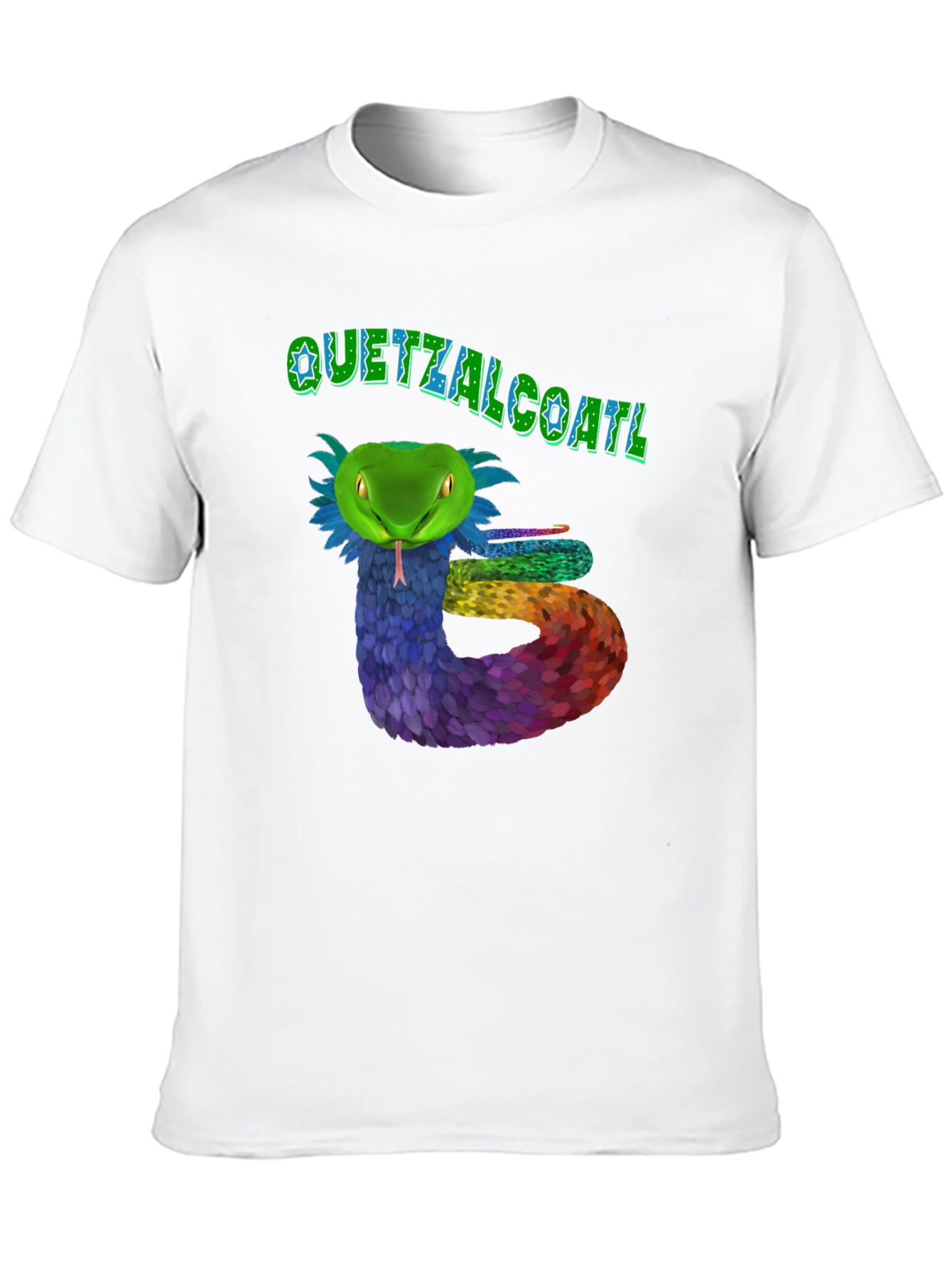 Quetzalcoatl Snake Graphic T-Shirt