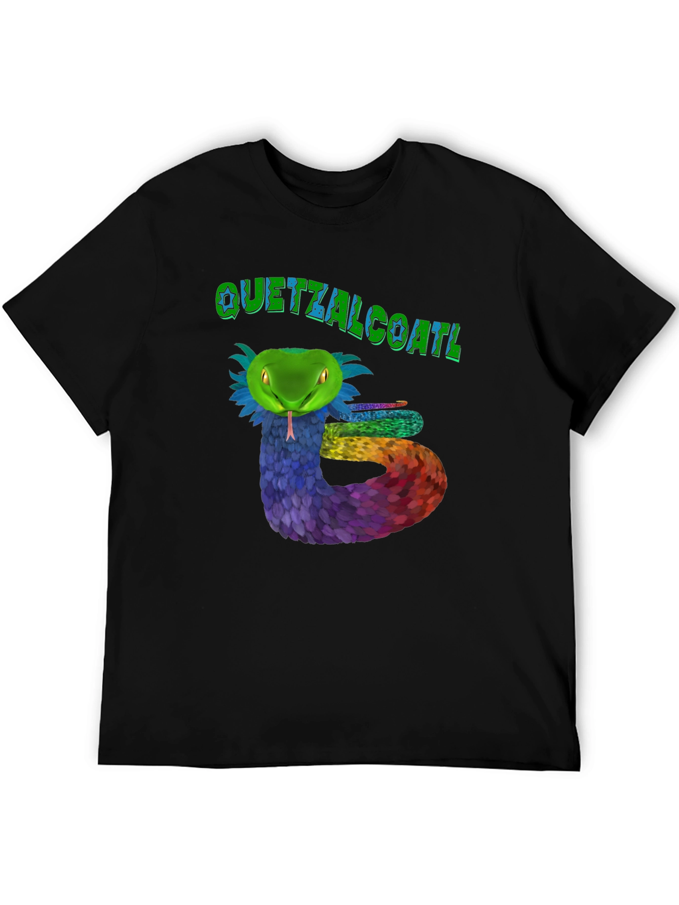 Quetzalcoatl Snake Graphic T-Shirt